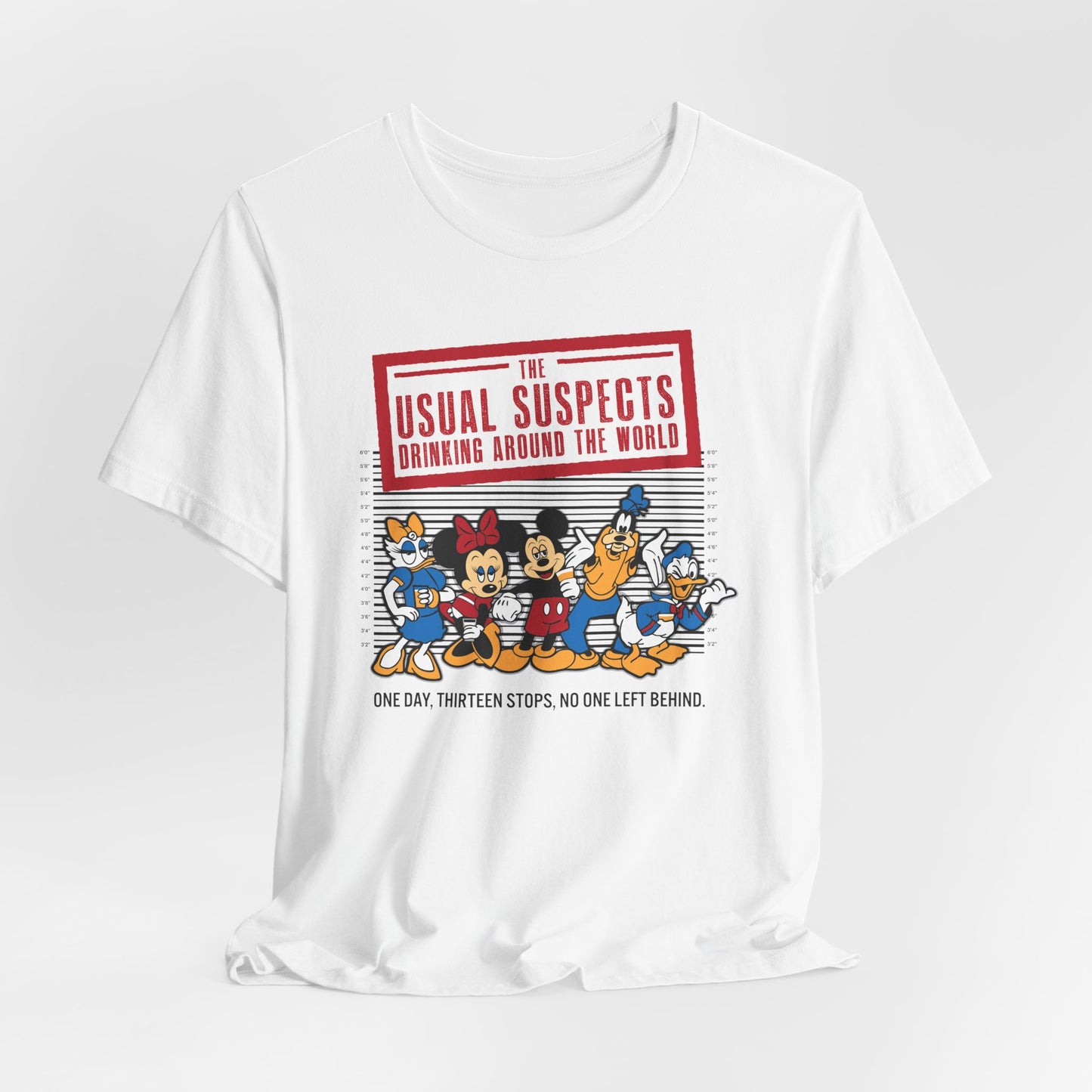 The Usual Suspects Drinking Around the World Epcot T-Shirt