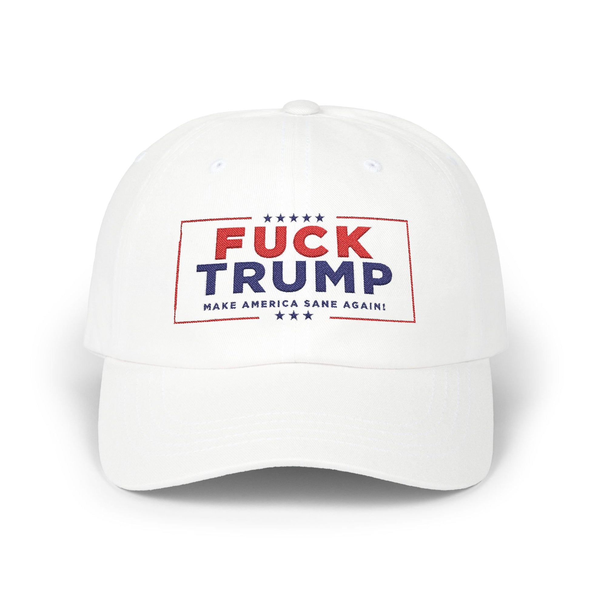 Fuck Trump Classic Baseball Hat - Political Protest Cap
