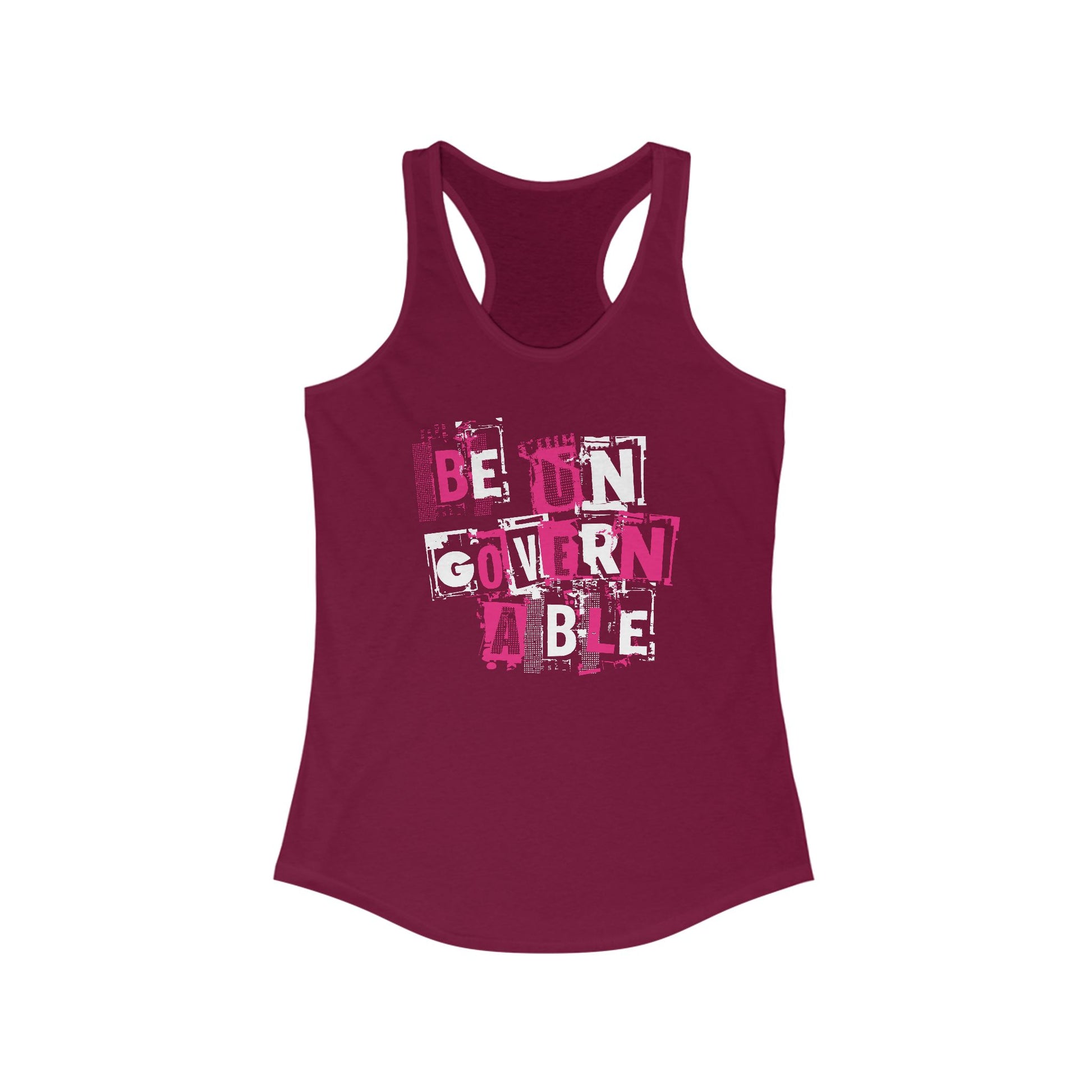 Women's Be Ungovernable Tank Top - Feminist Statement