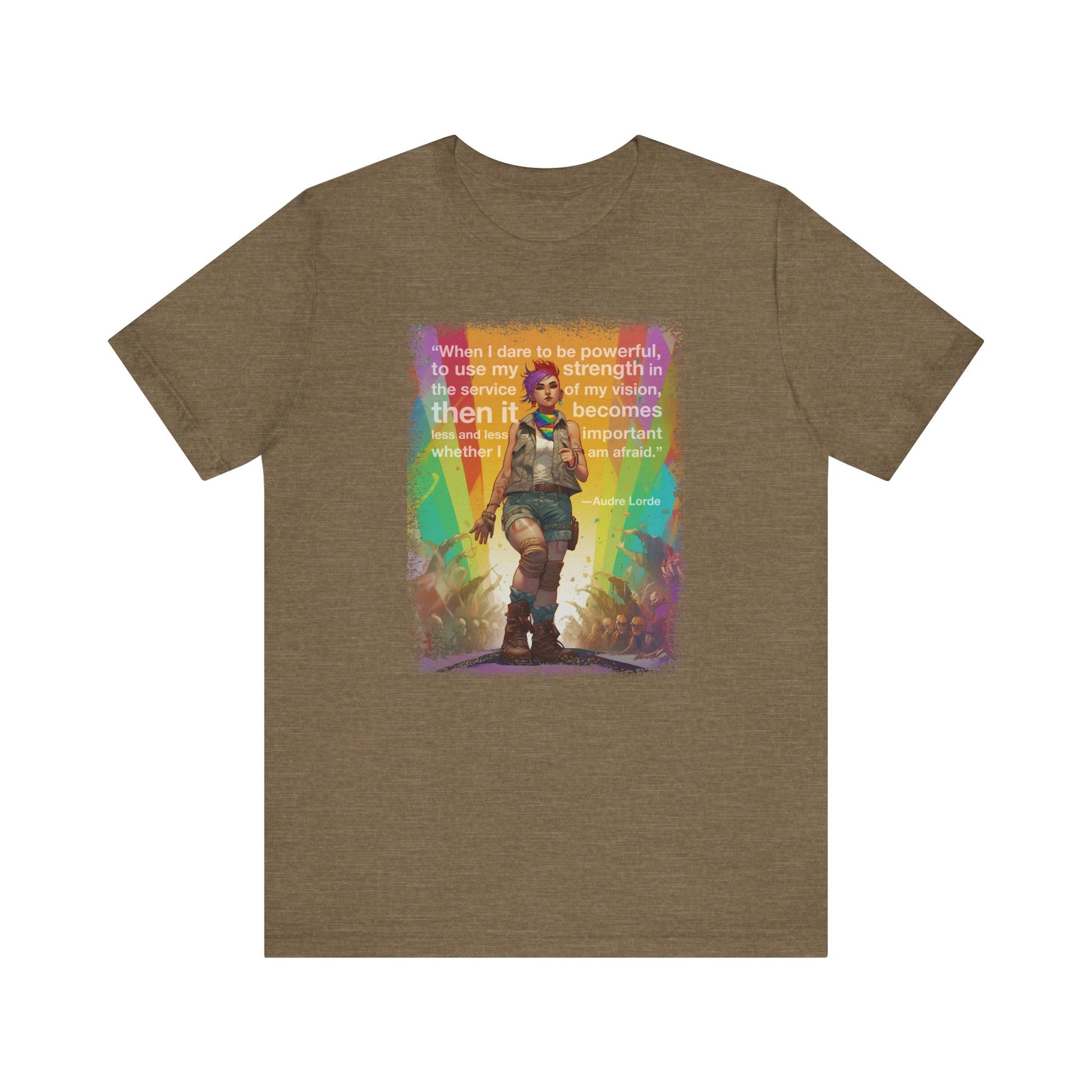 Be Powerful Audre Lorde t-shirt activist mens womens | Speak Out Shirts