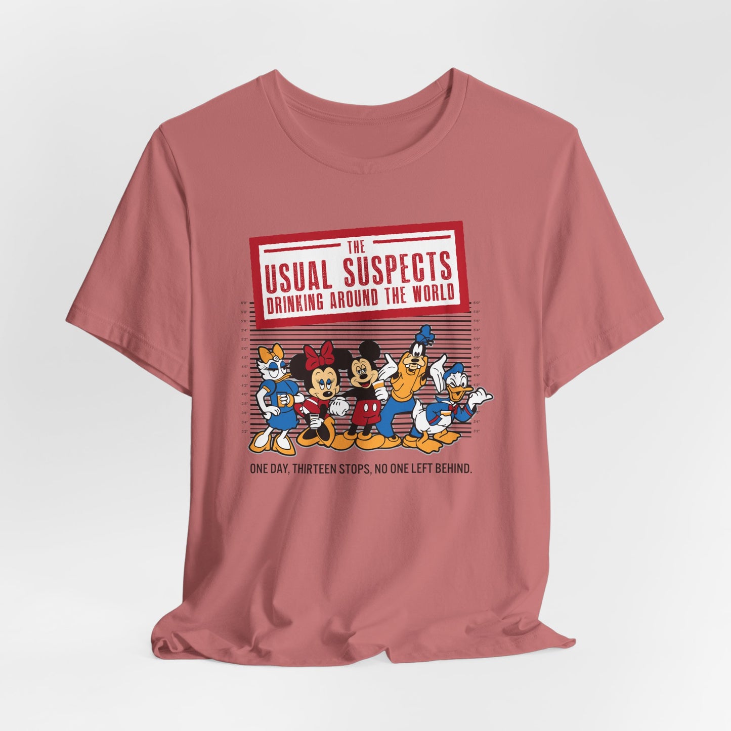 The Usual Suspects Drinking Around the World Epcot T-Shirt
