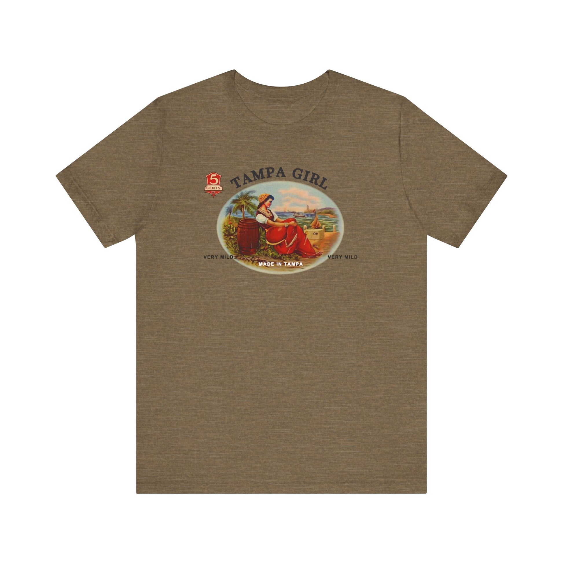 Tampa Girl Cigar Box Art t-shirt mens womens ladies | Speak Out Shirts
