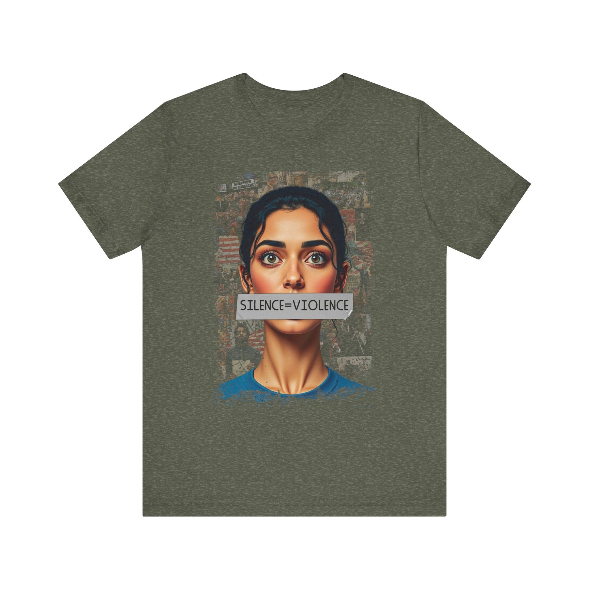 Silence = Violence t-shirt protest mens womens | Speak Out Shirts