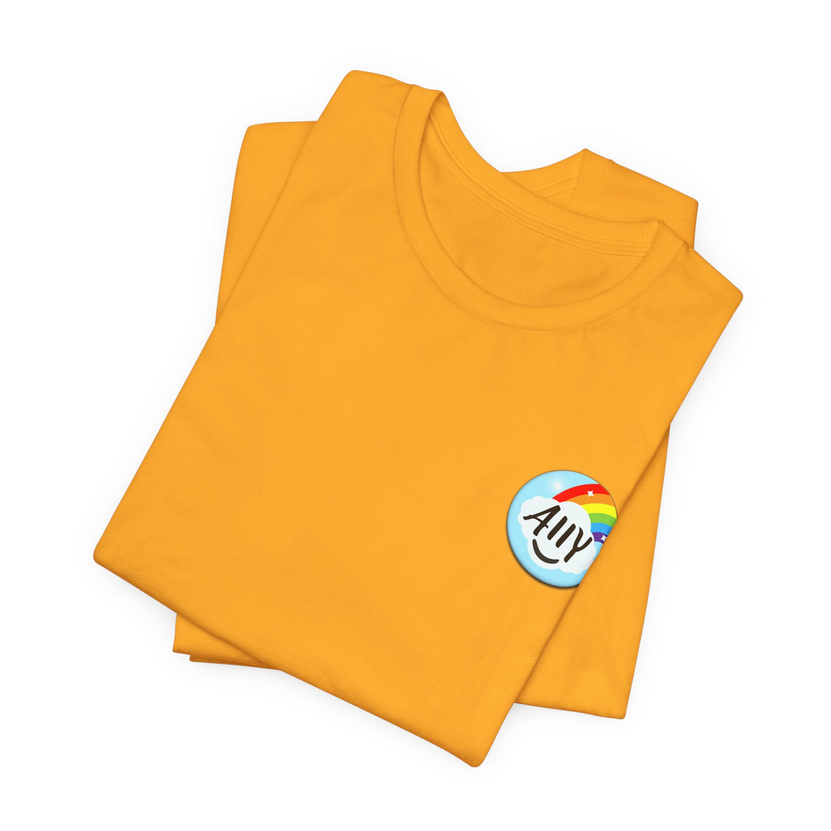 Ally Rainbow Heart Tee - LGBTQ+ Pride Support T-Shirt