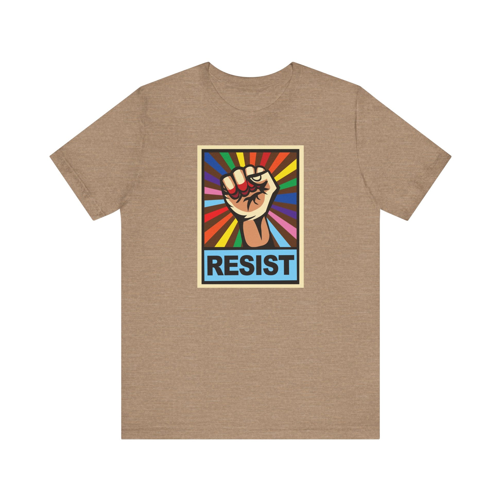 Unisex Pride Tee LGBTQ+ RESIST - Pride Statement