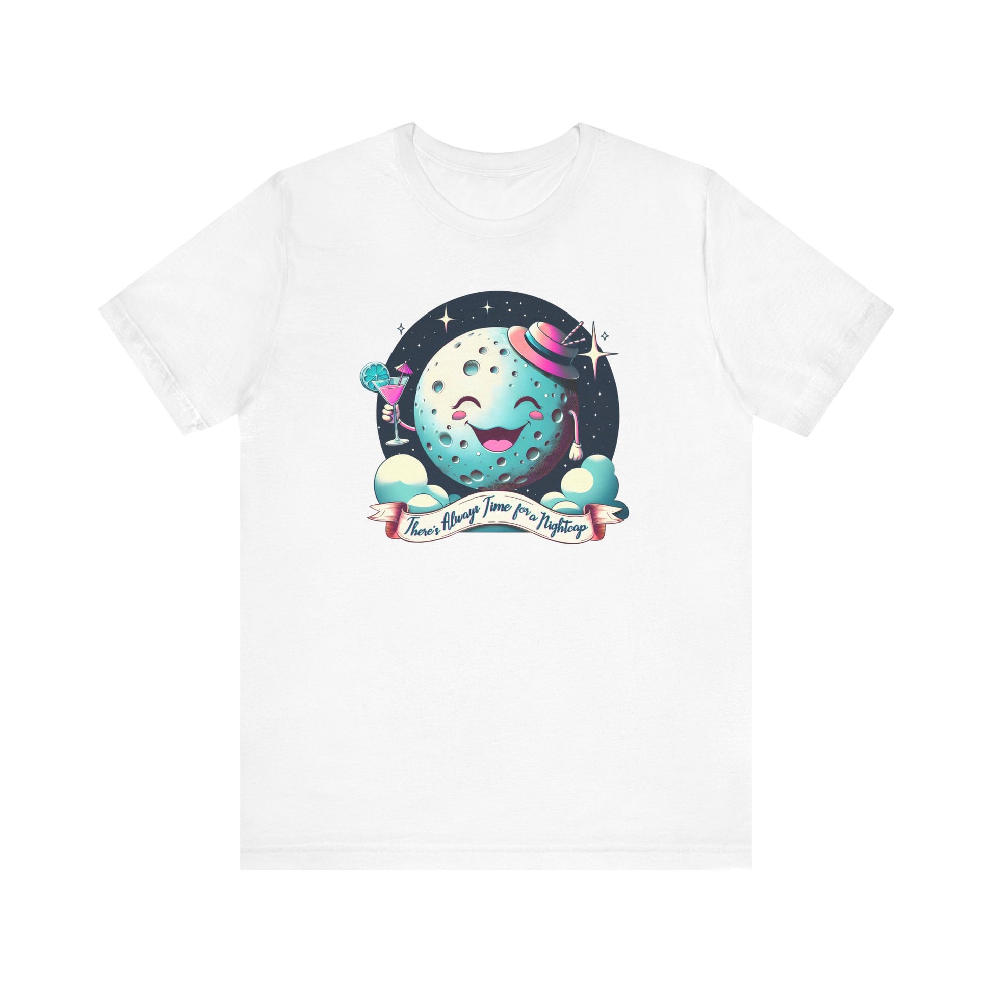How about a Nightcap? Moon & Martini t-shirt mens womens ladies | Speak Out Shirts