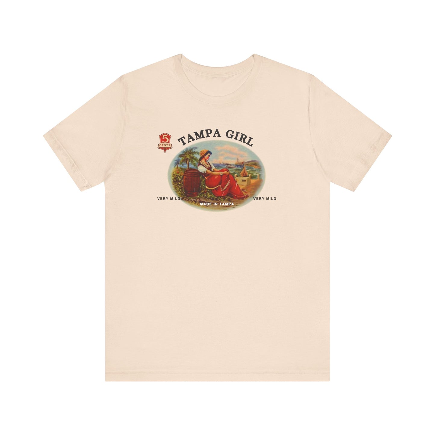 Tampa Girl Cigar Box Art Tee