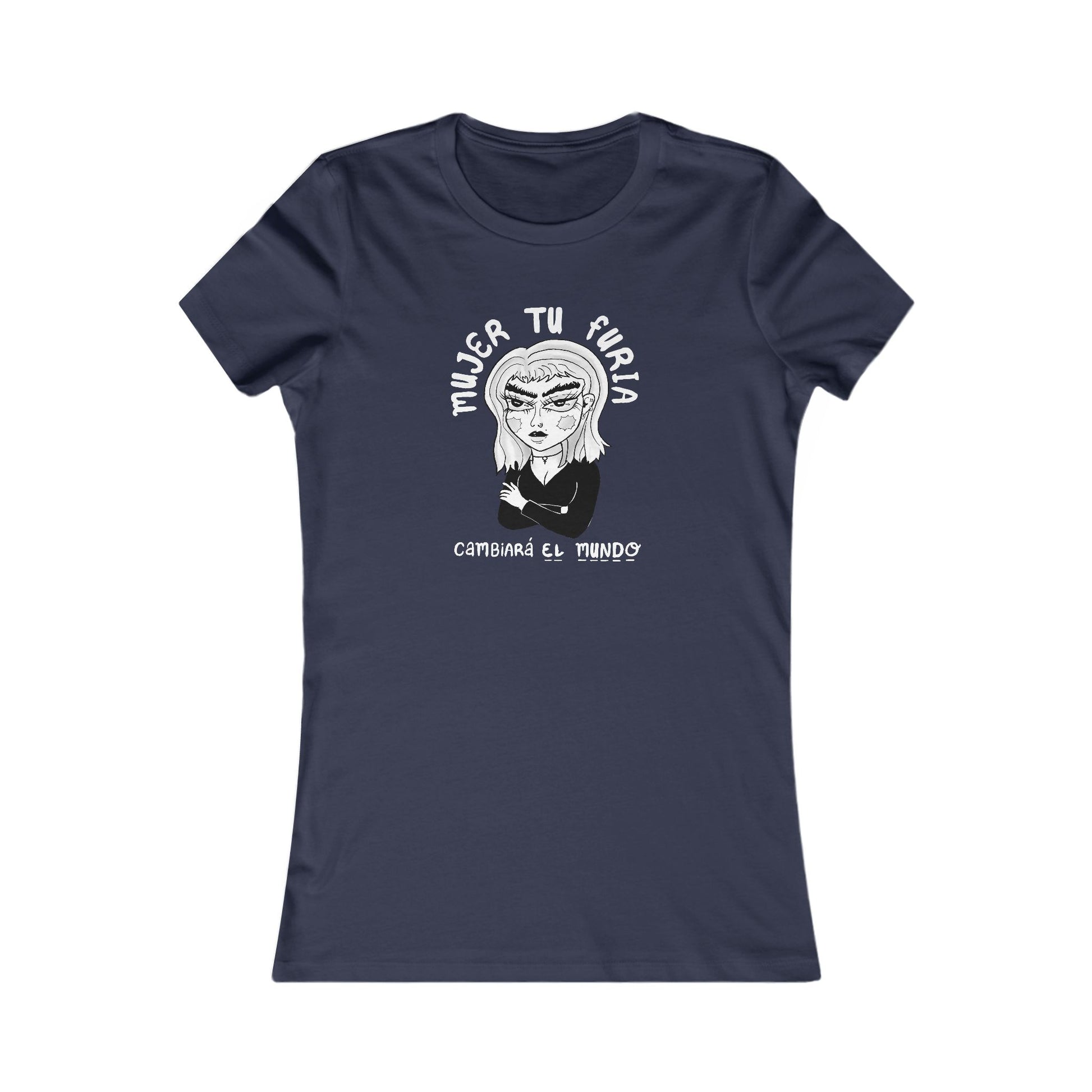 Mujer Tu Furia Cambiará el Mundo Tee - Spanish Feminist