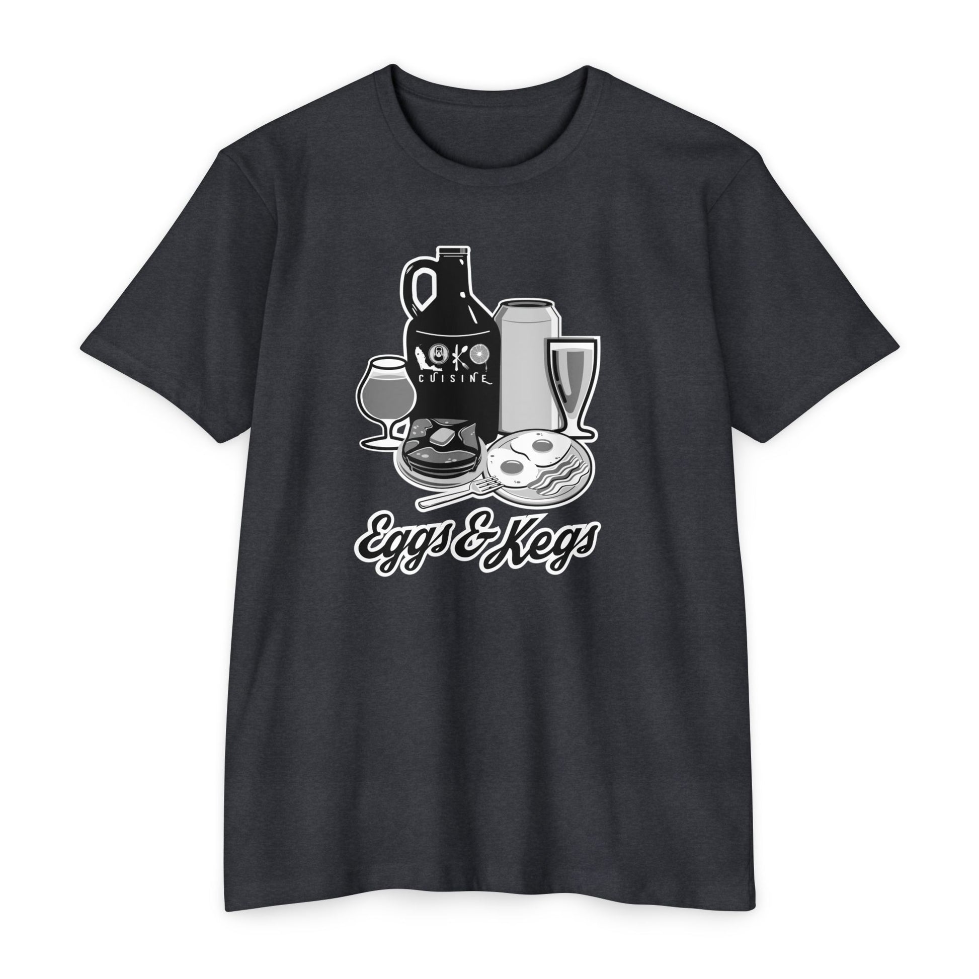 Eggs & Kegs Tee by LOKO Cuisine - Brunch Favorite