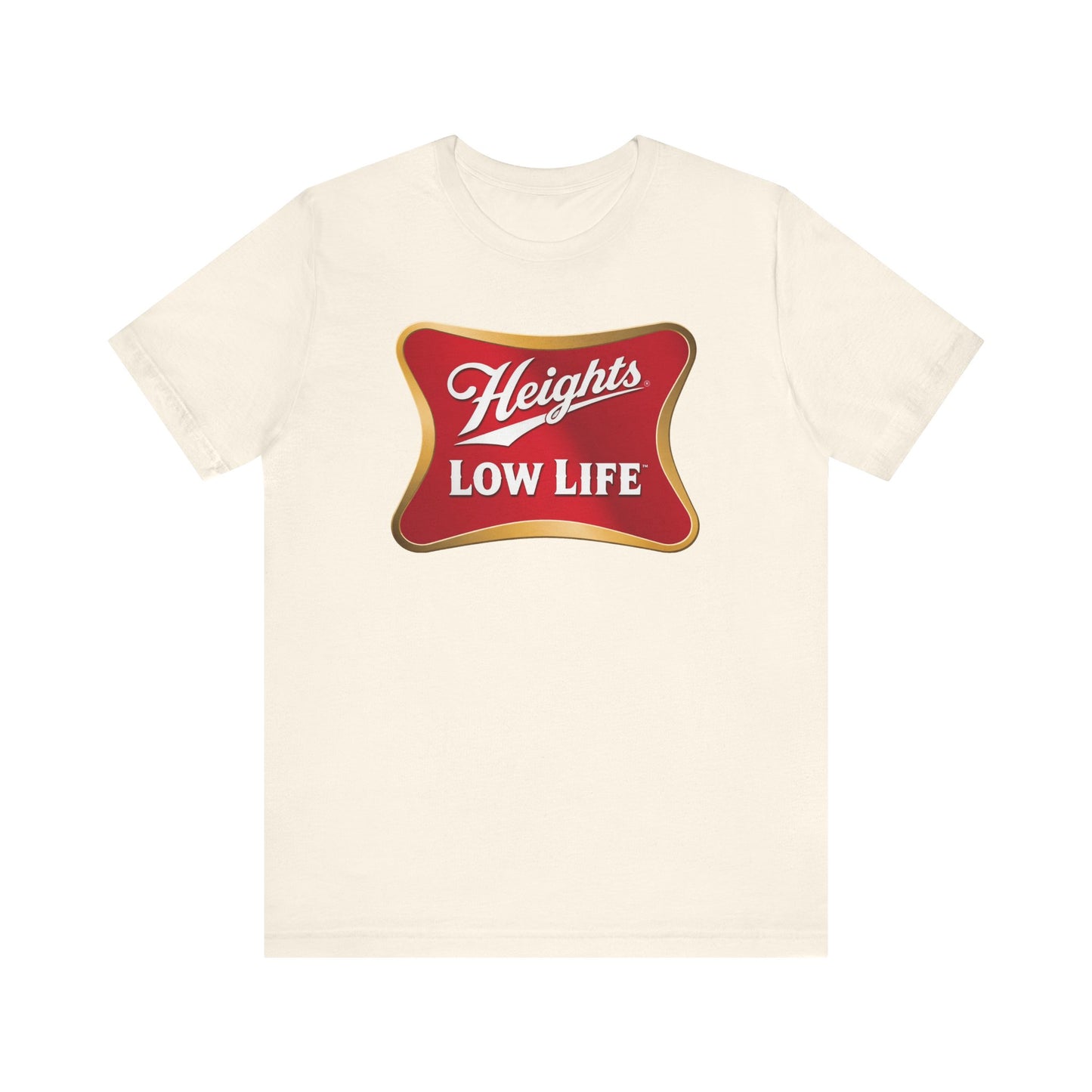 Heights Low Life Beer Logo t-shirt funny mens womens | Speak Out Shirts