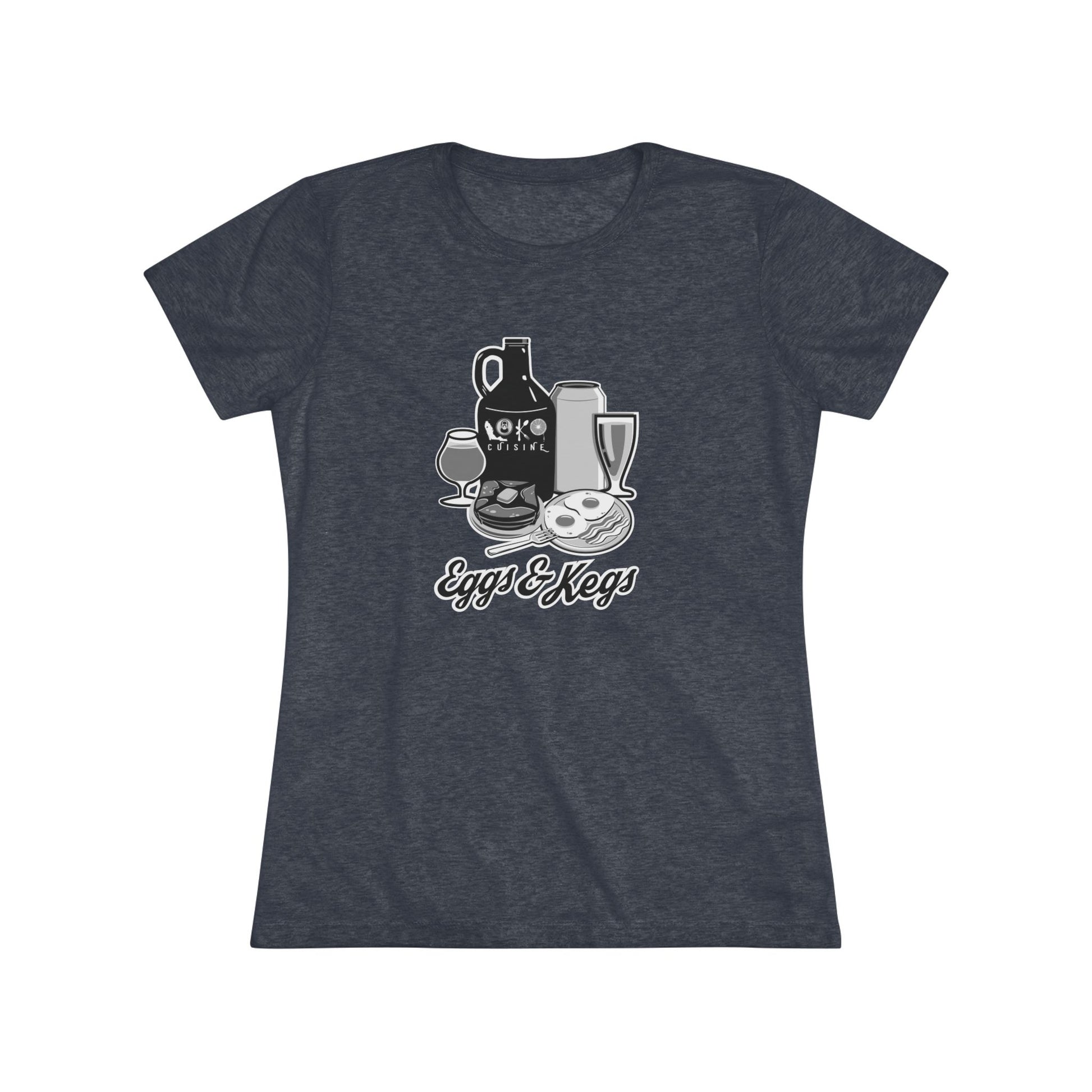 Women's Eggs & Kegs Tee by LOKO Cuisine - Brunch