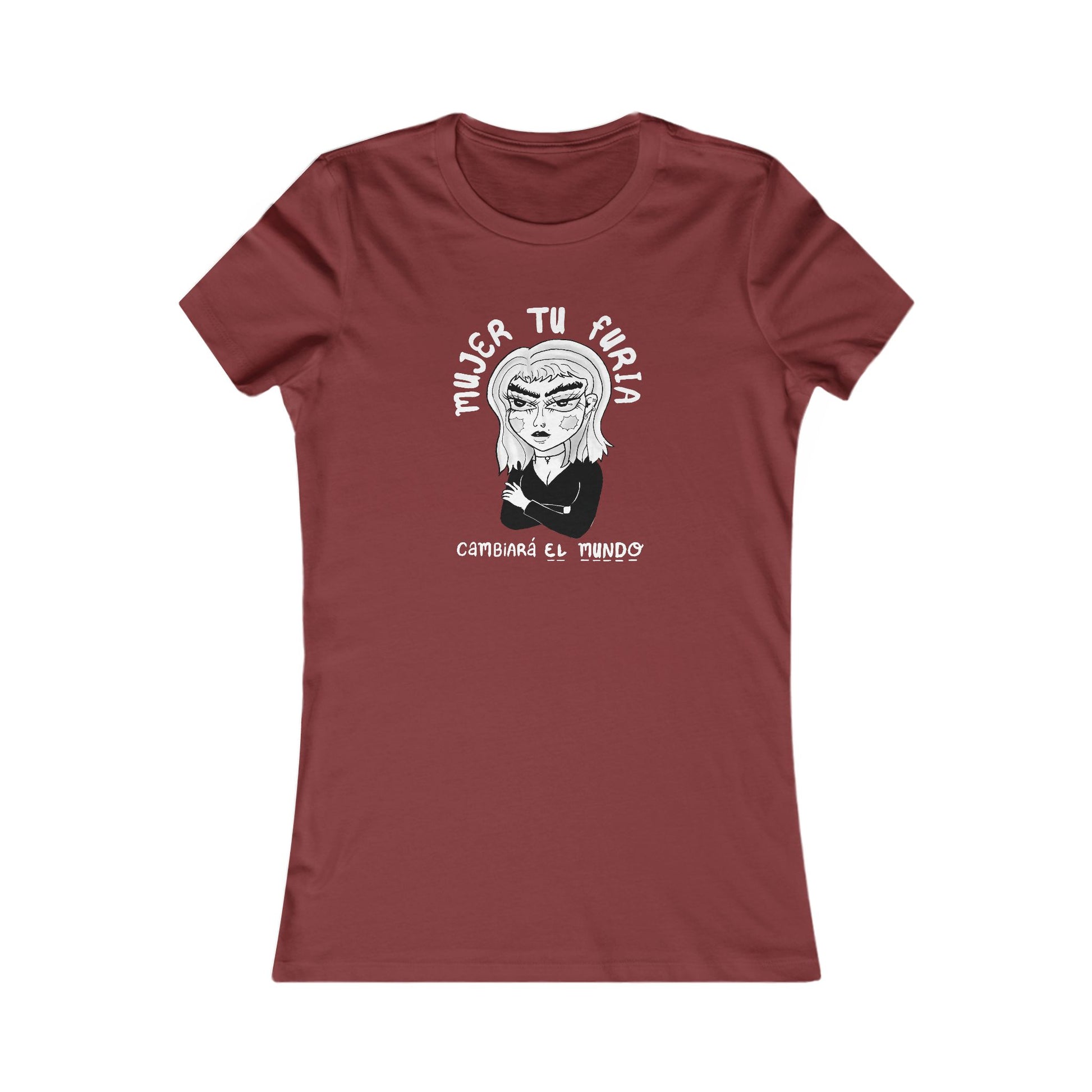 Mujer Tu Furia Cambiará el Mundo Tee - Spanish Feminist