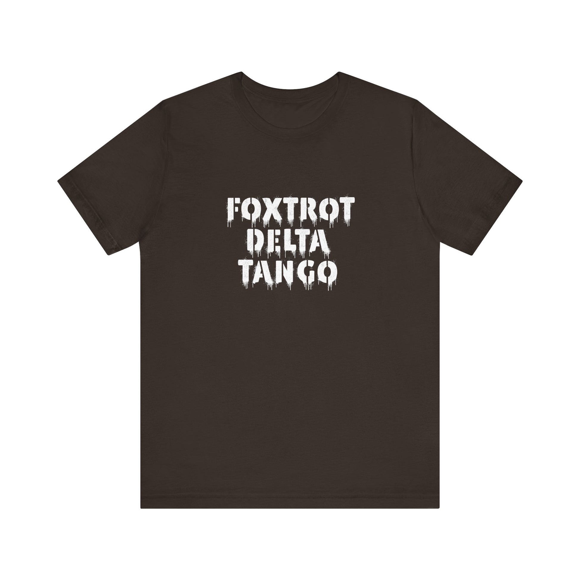 Foxtrot Delta Tango FDT t-shirt activist mens womens | Speak Out Shirts