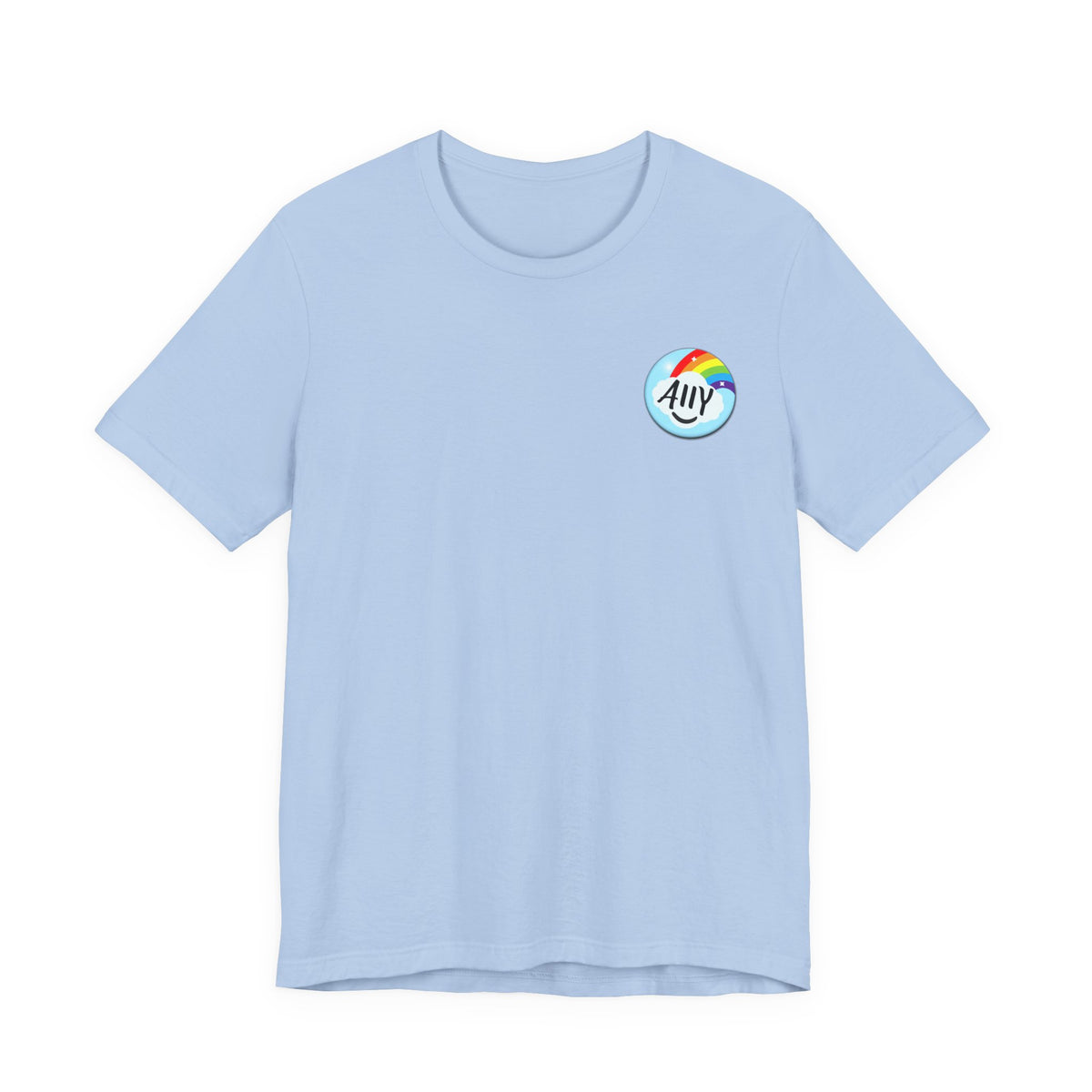 Ally Rainbow Heart Tee - LGBTQ+ Pride Support T-Shirt