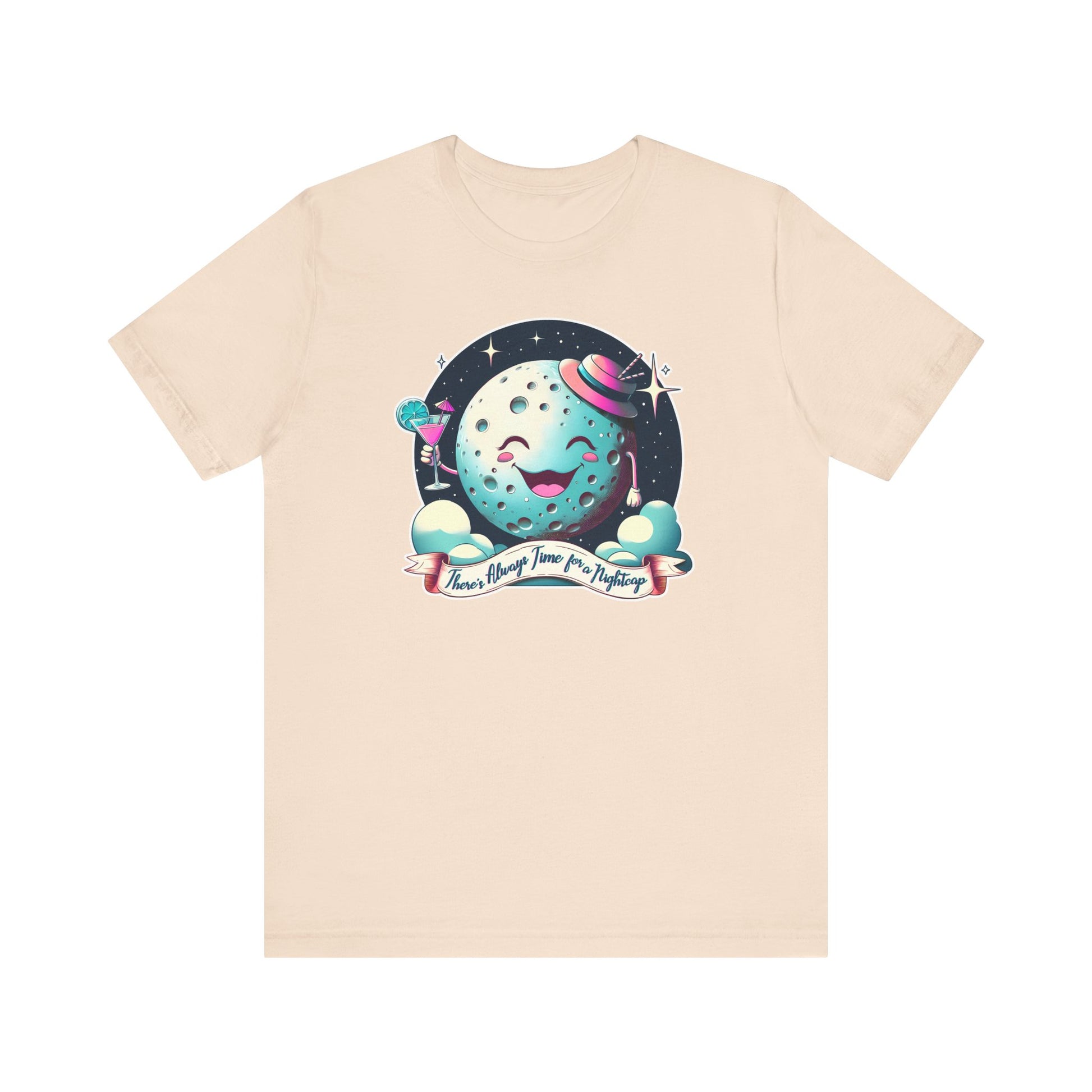 How about a Nightcap? Moon & Martini t-shirt mens womens ladies | Speak Out Shirts