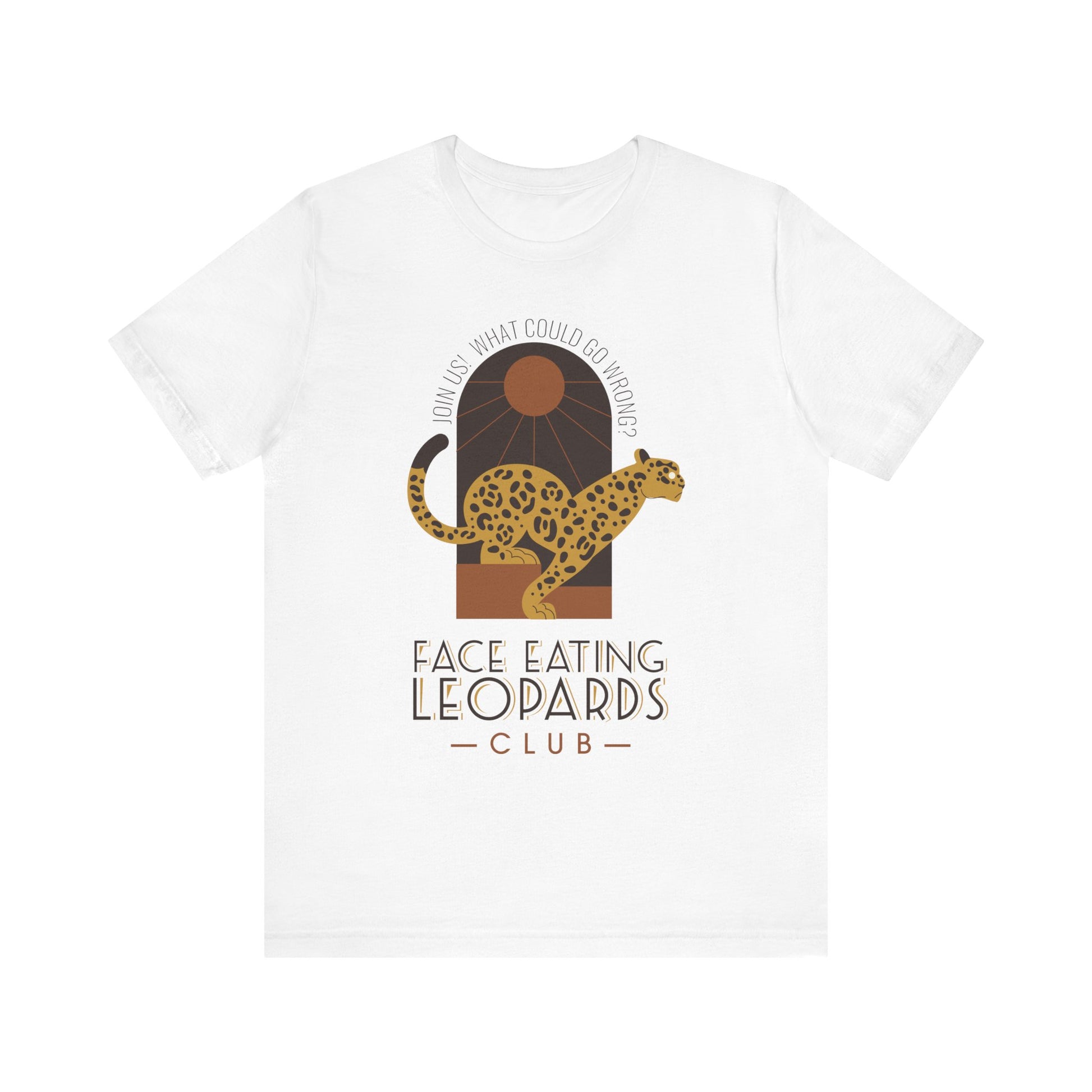 Face Eating Leopard Party t-shirt protest mens womens | Speak Out Shirts