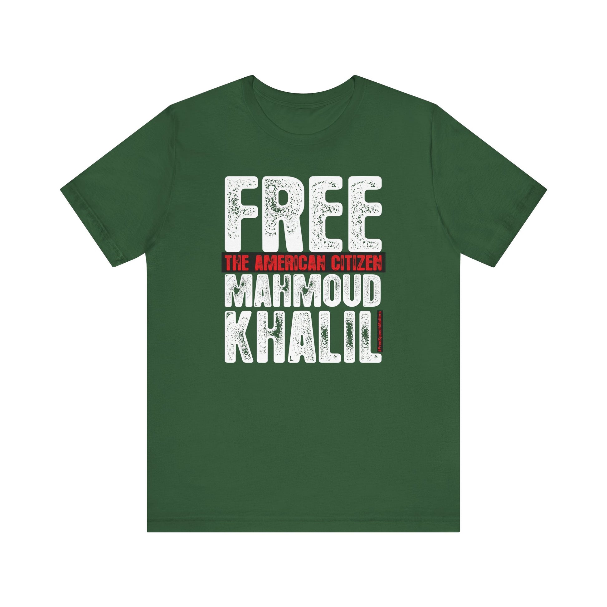 Free Mahmoud Khalil #FreeSpeechMatters t-shirt protest mens womens | Speak Out Shirts