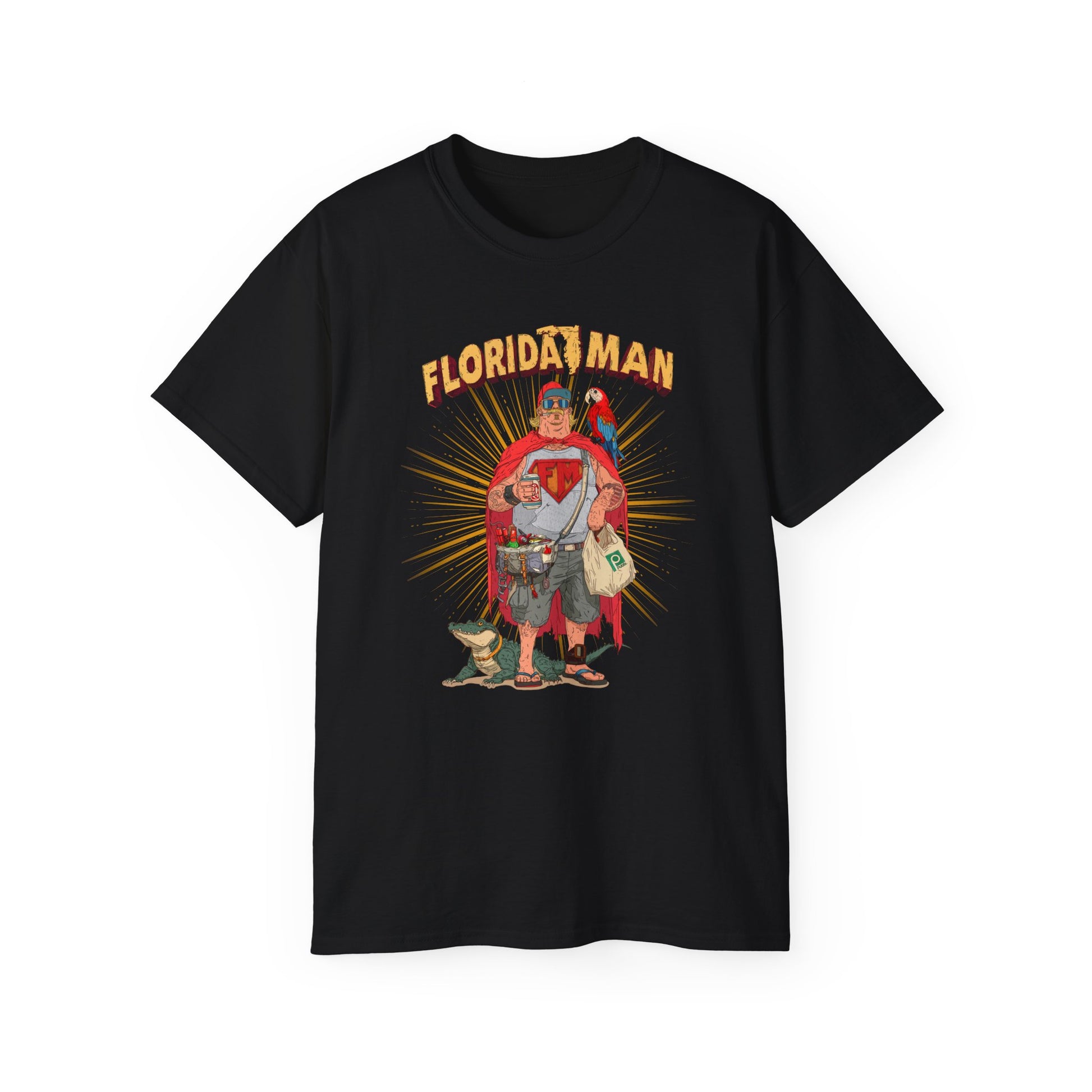 Florida Man The Anti Hero No One Asked For t-shirt activist mens womens | Speak Out Shirts