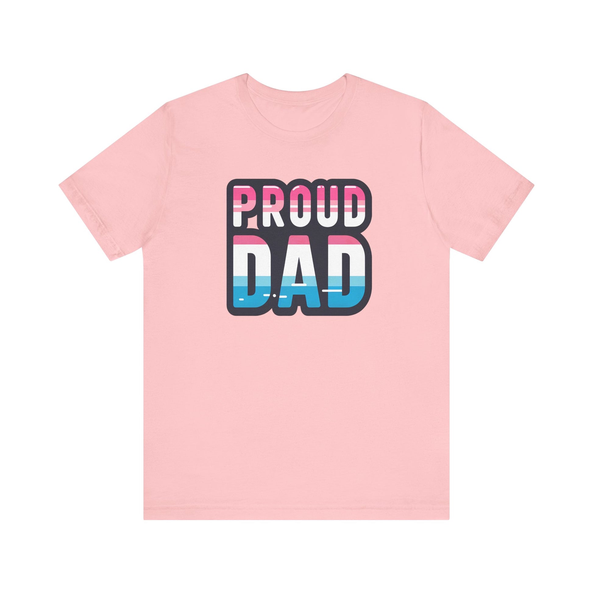 Proud Trans Dad Unisex Tee - LGBTQ+ Pride Shirt
