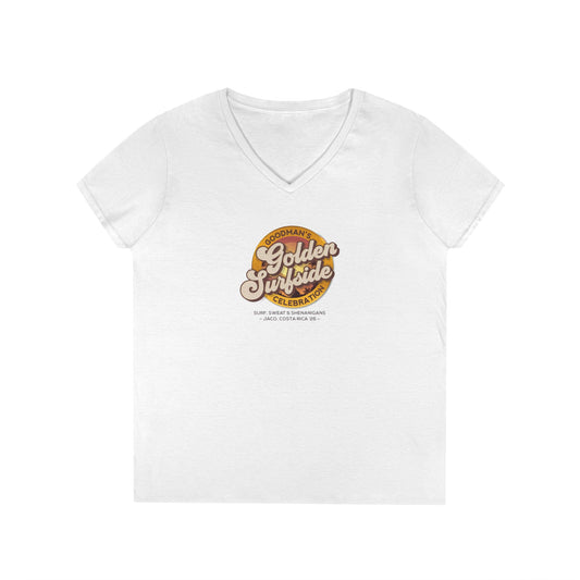 Unisex V Neck James Good Vibes Only Birthday Celebration Shirt