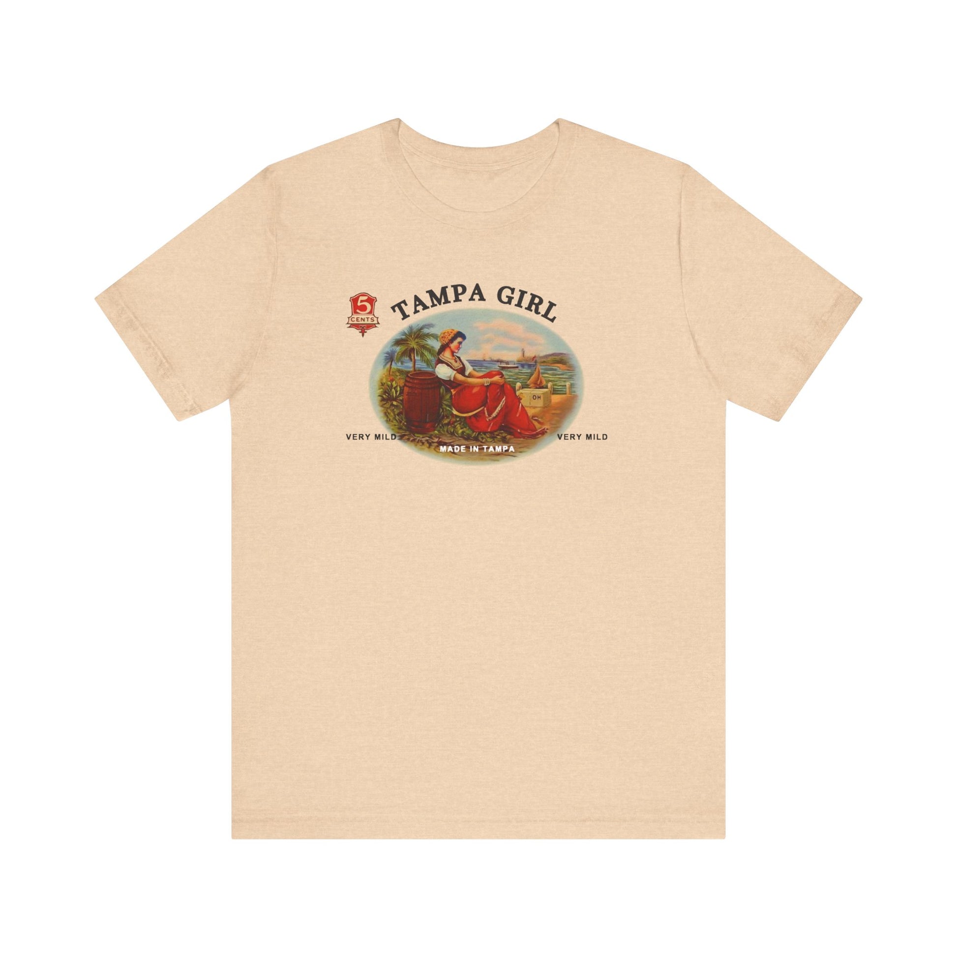 Tampa Girl Cigar Box Art t-shirt mens womens ladies | Speak Out Shirts