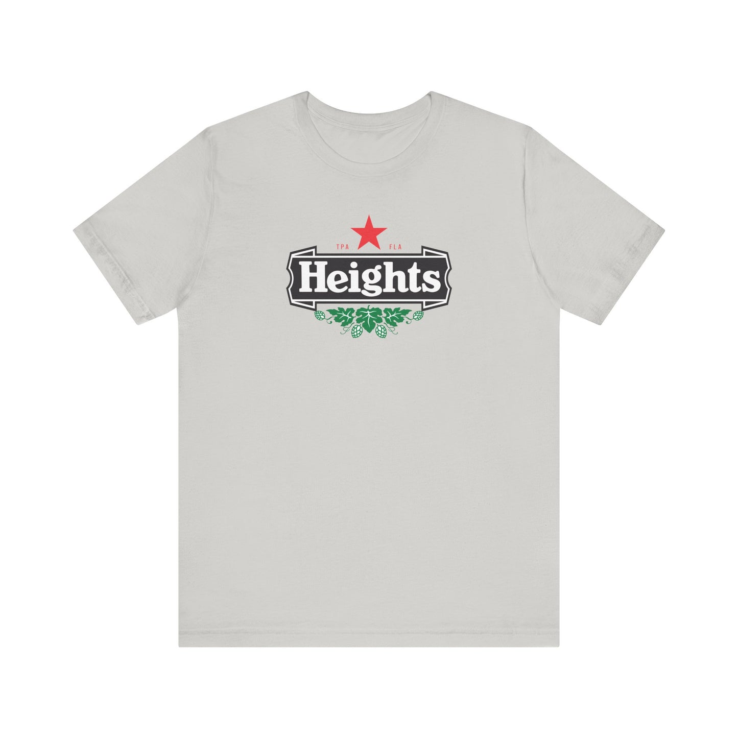Heights Heinies - Unisex Beer Label Shirt for Tampa, FL