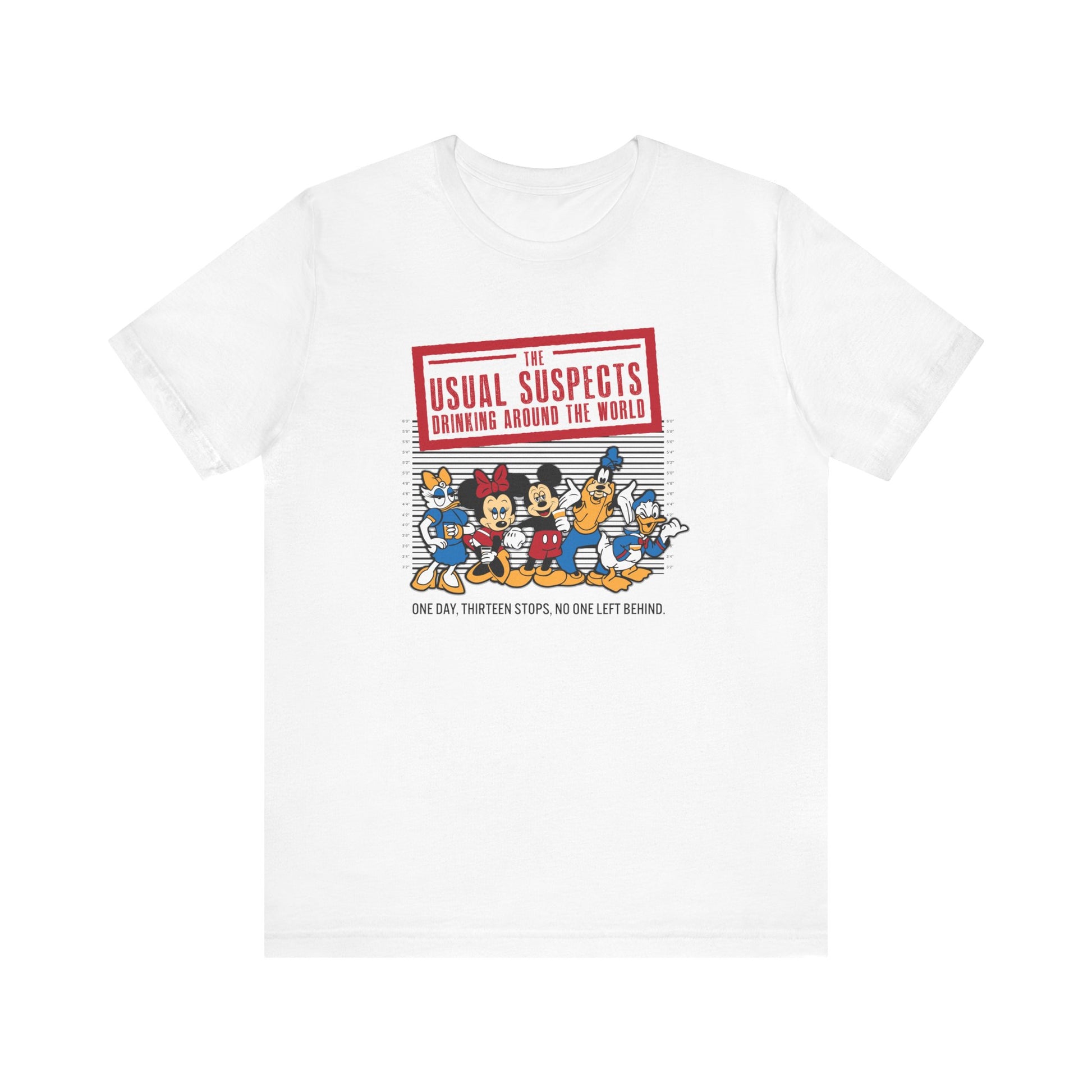 Usual Suspects Drinking Around the World Epcot Shirt