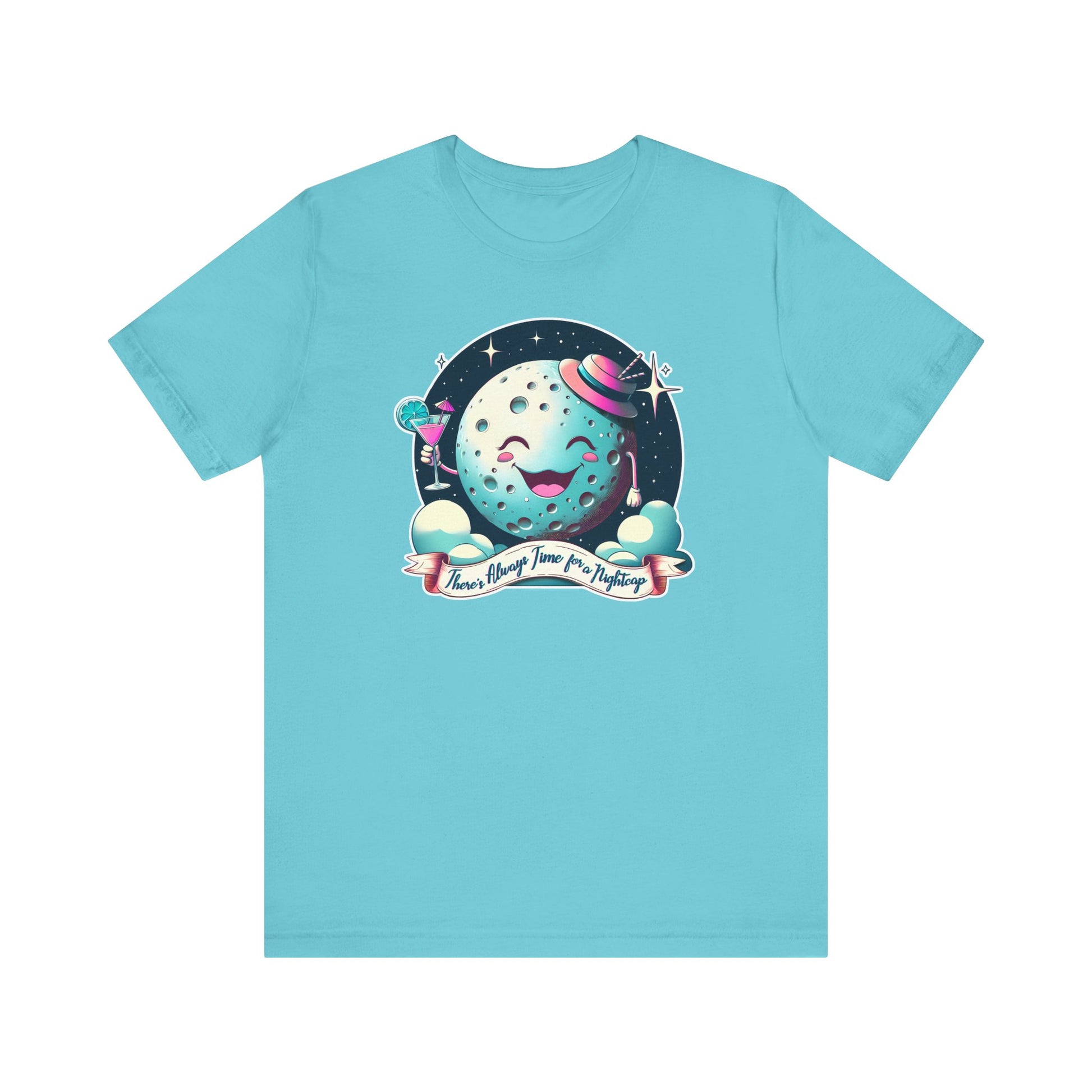 How about a Nightcap? Moon & Martini t-shirt mens womens ladies | Speak Out Shirts