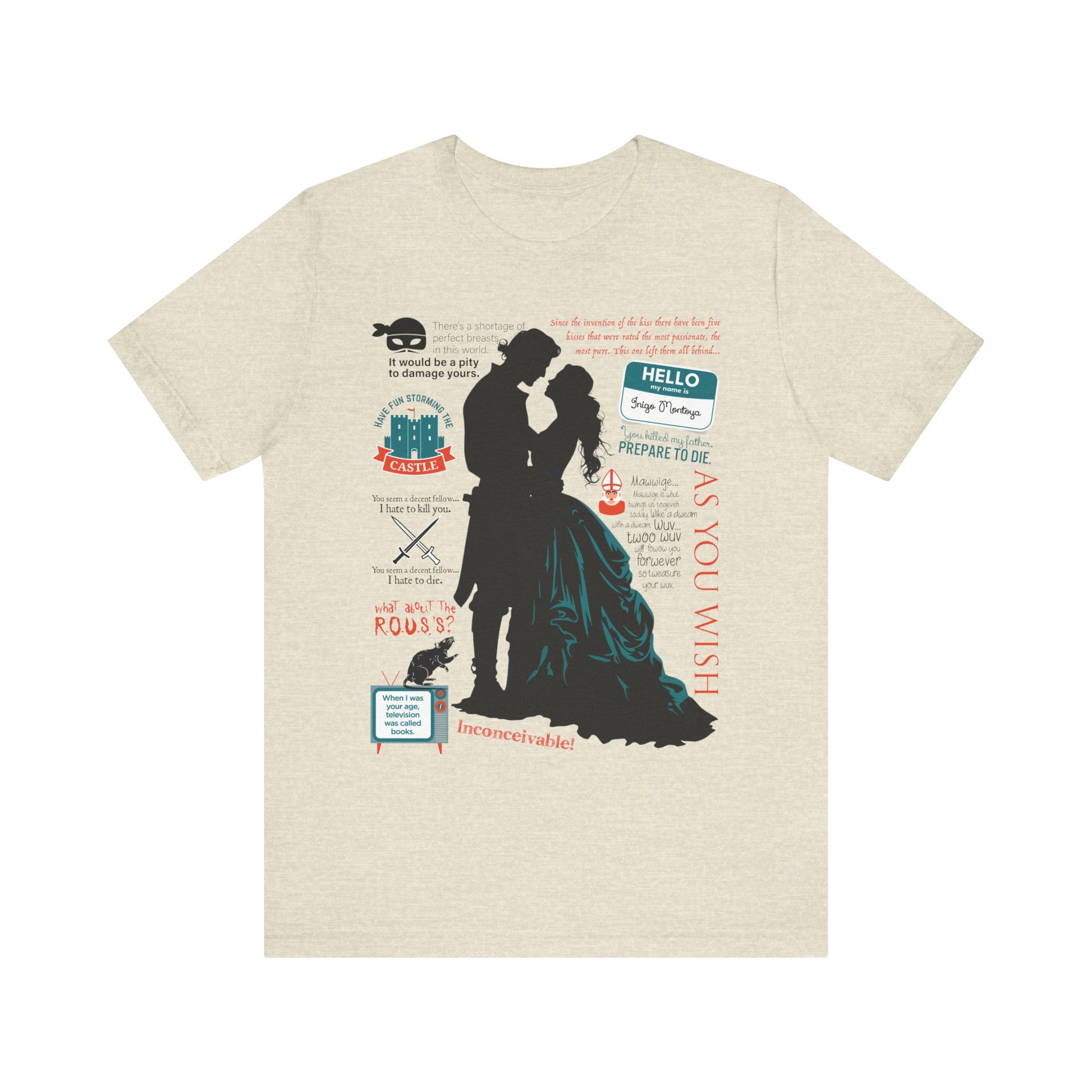 Princess Bride t-shirt vintage mens womens ladies | Speak Out Shirts