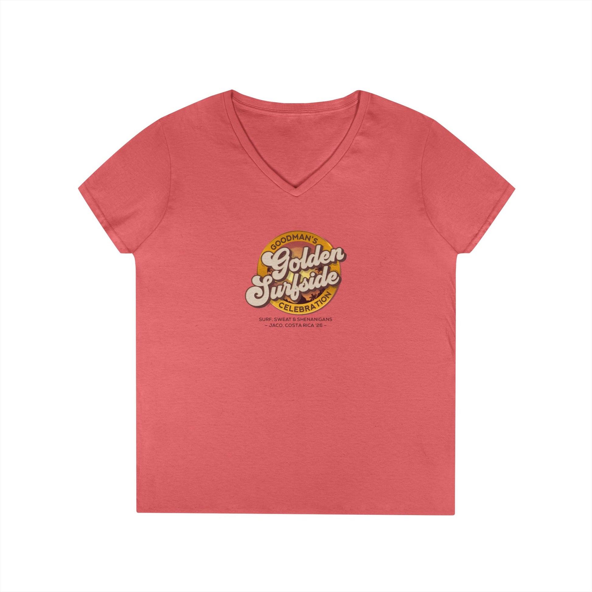 V Neck James Good Vibes Only Birthday Celebration t-shirt mens womens ladies | Speak Out Shirts