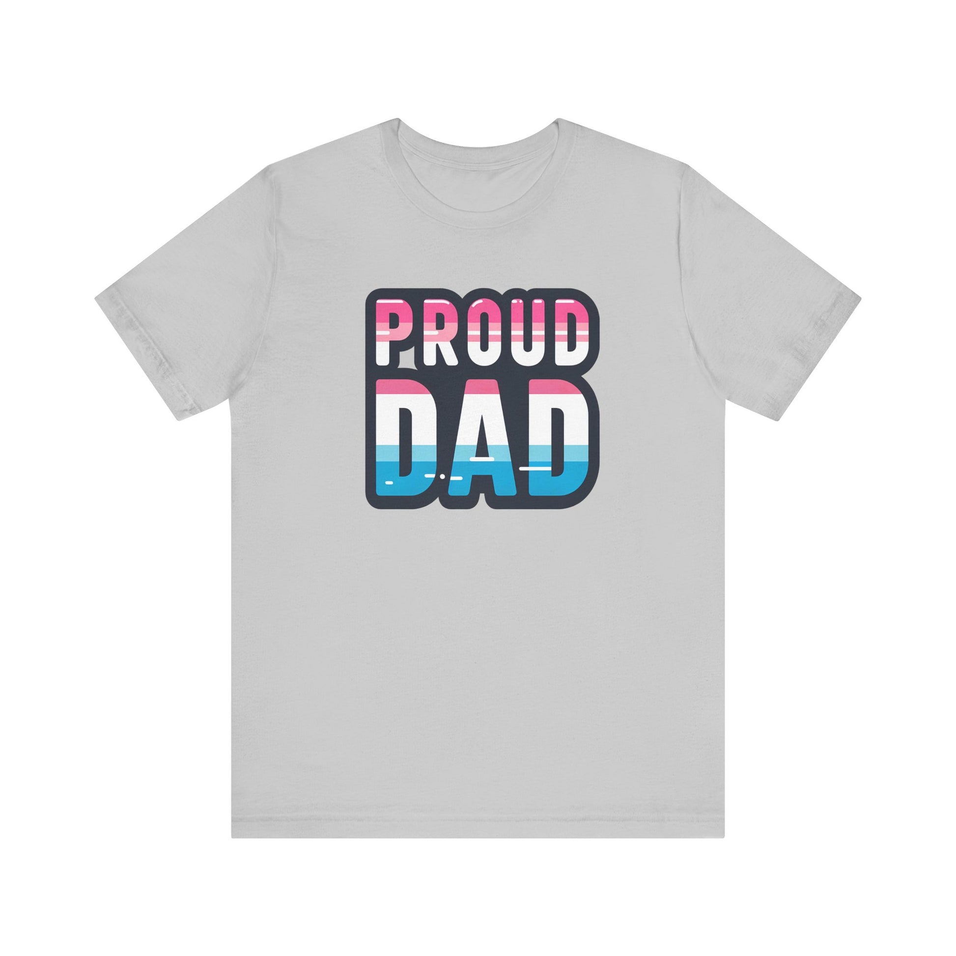 Proud Trans Dad Unisex Tee - LGBTQ+ Pride Shirt