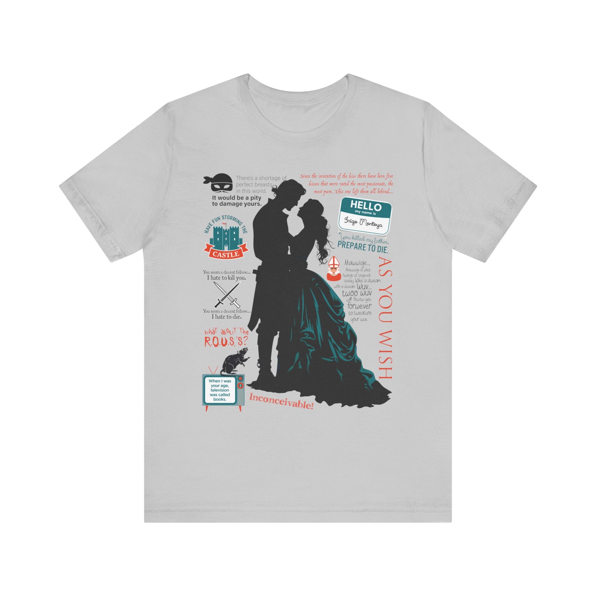 Princess Bride t-shirt vintage mens womens ladies | Speak Out Shirts