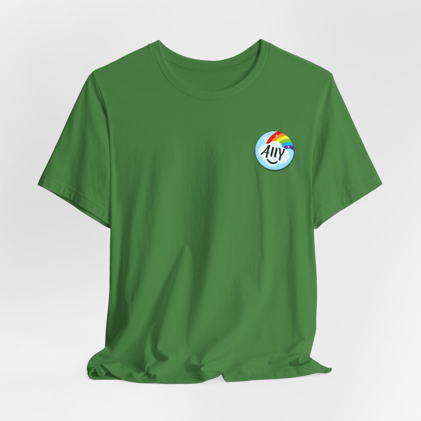 Ally Rainbow Heart Tee - LGBTQ+ Pride Support T-Shirt