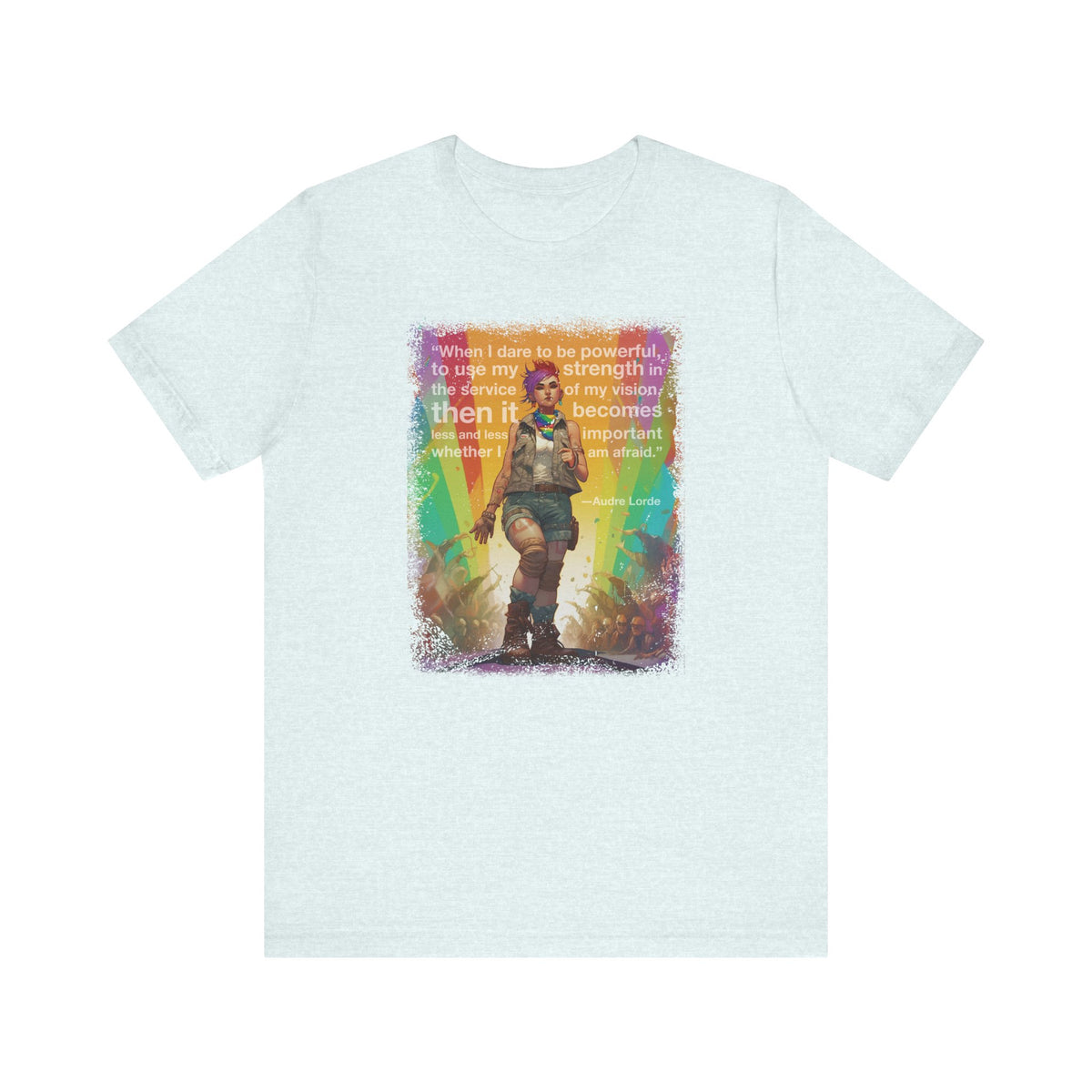 Be Powerful Audre Lorde t-shirt activist mens womens | Speak Out Shirts