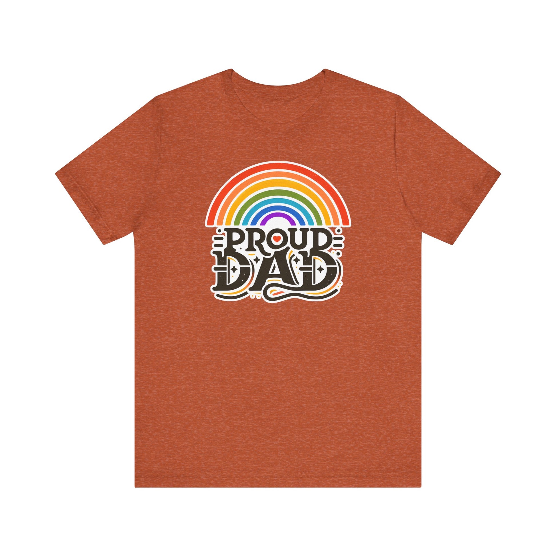 Proud Dad Unisex Tee - LGBTQ+ Ally Pride