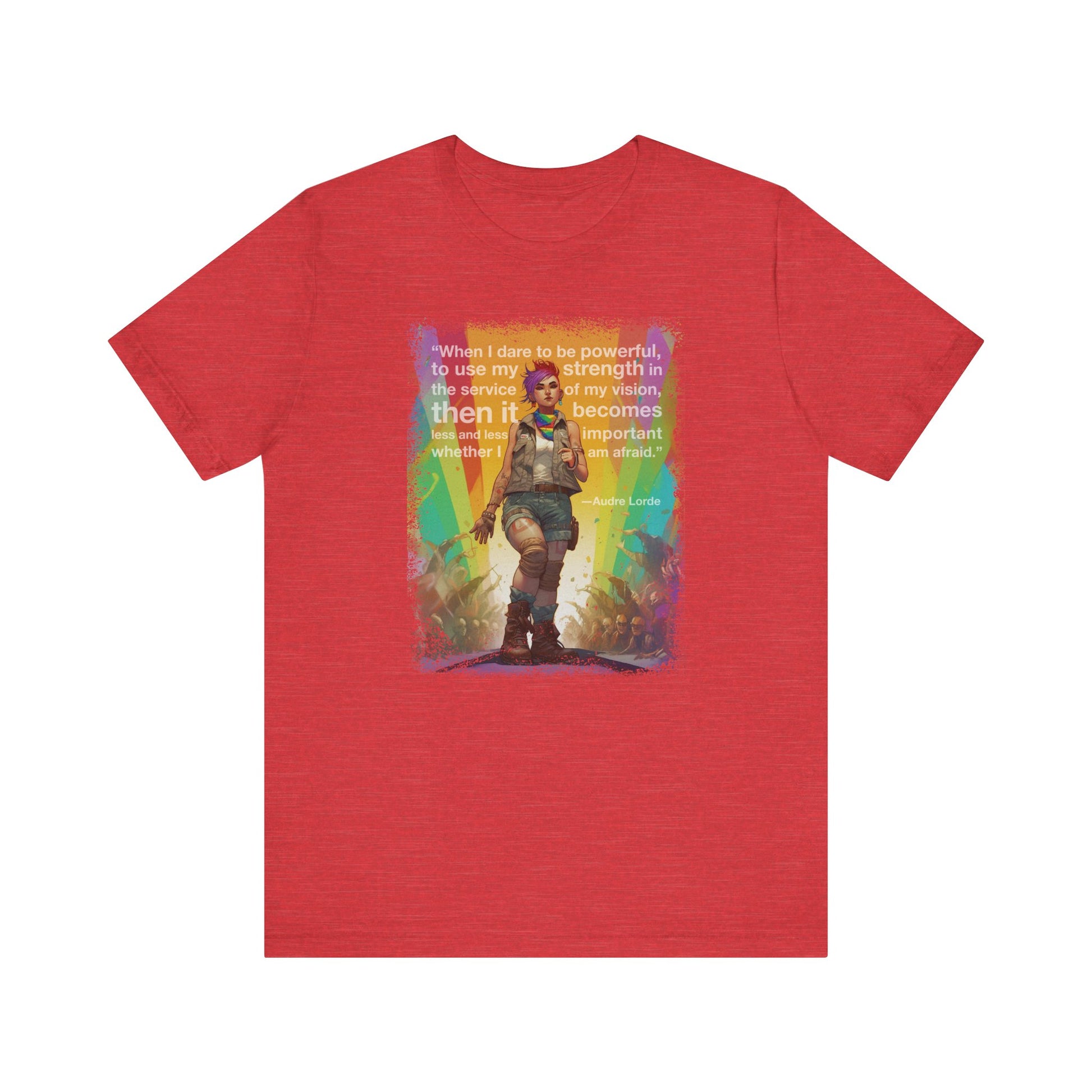 Be Powerful Audre Lorde t-shirt activist mens womens | Speak Out Shirts