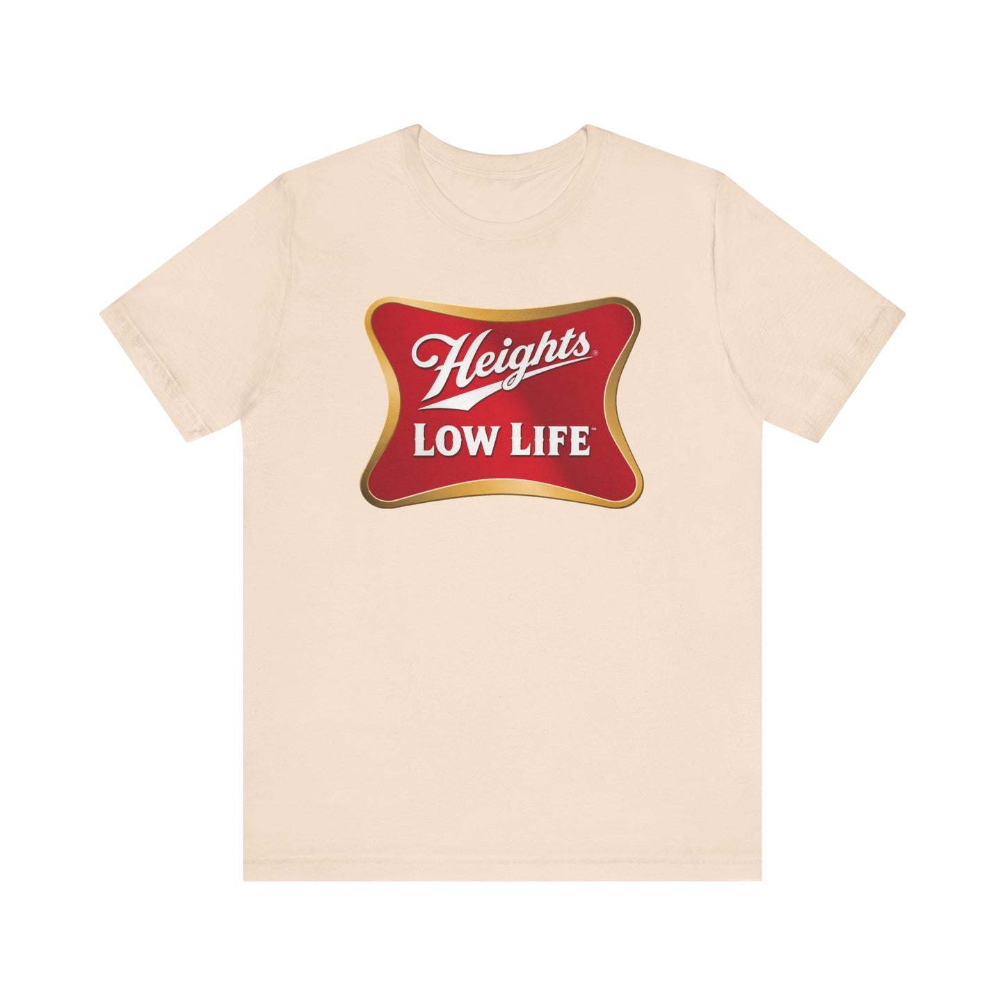 Heights Low Life Beer Logo t-shirt funny mens womens | Speak Out Shirts