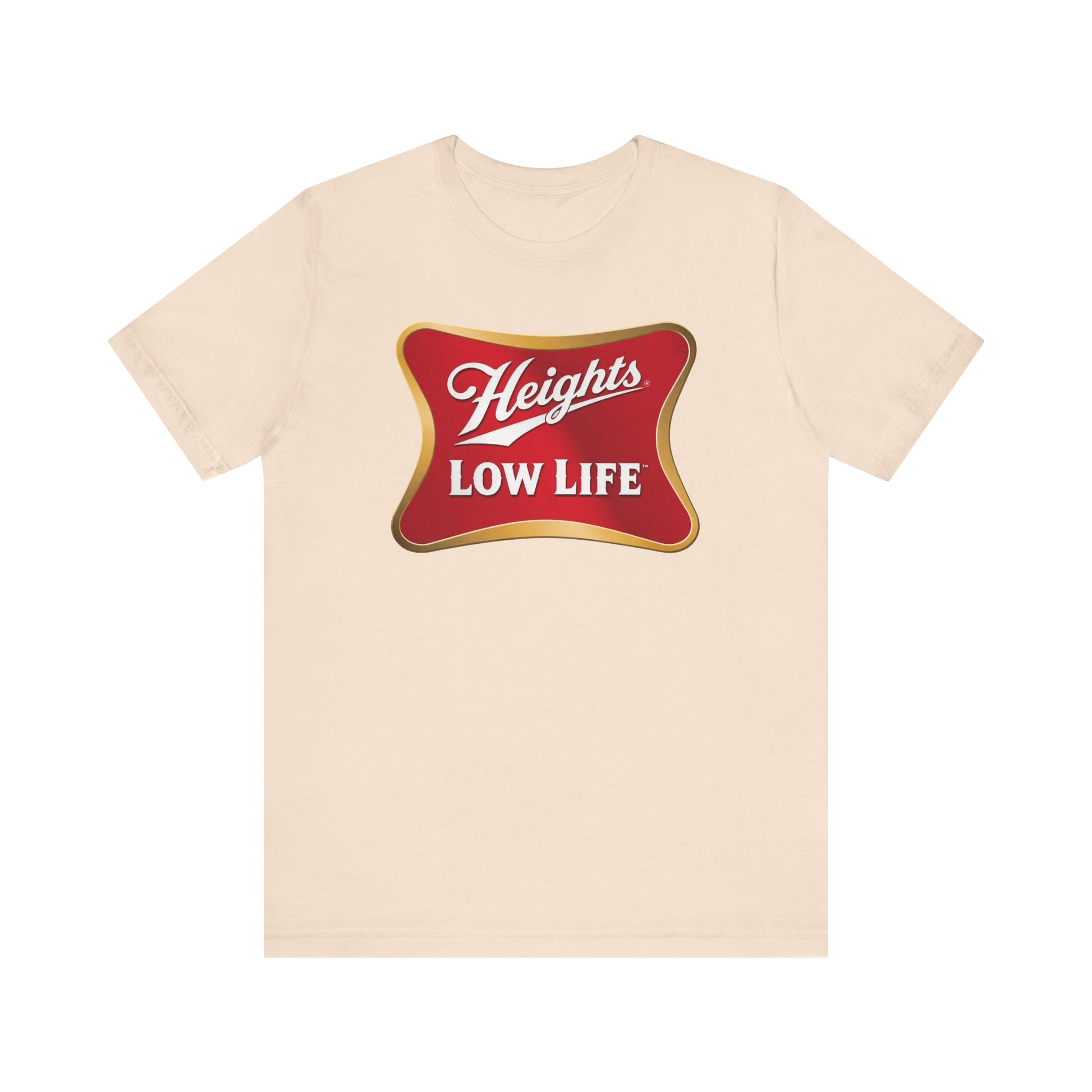 Heights Low Life Beer Logo t-shirt funny mens womens | Speak Out Shirts