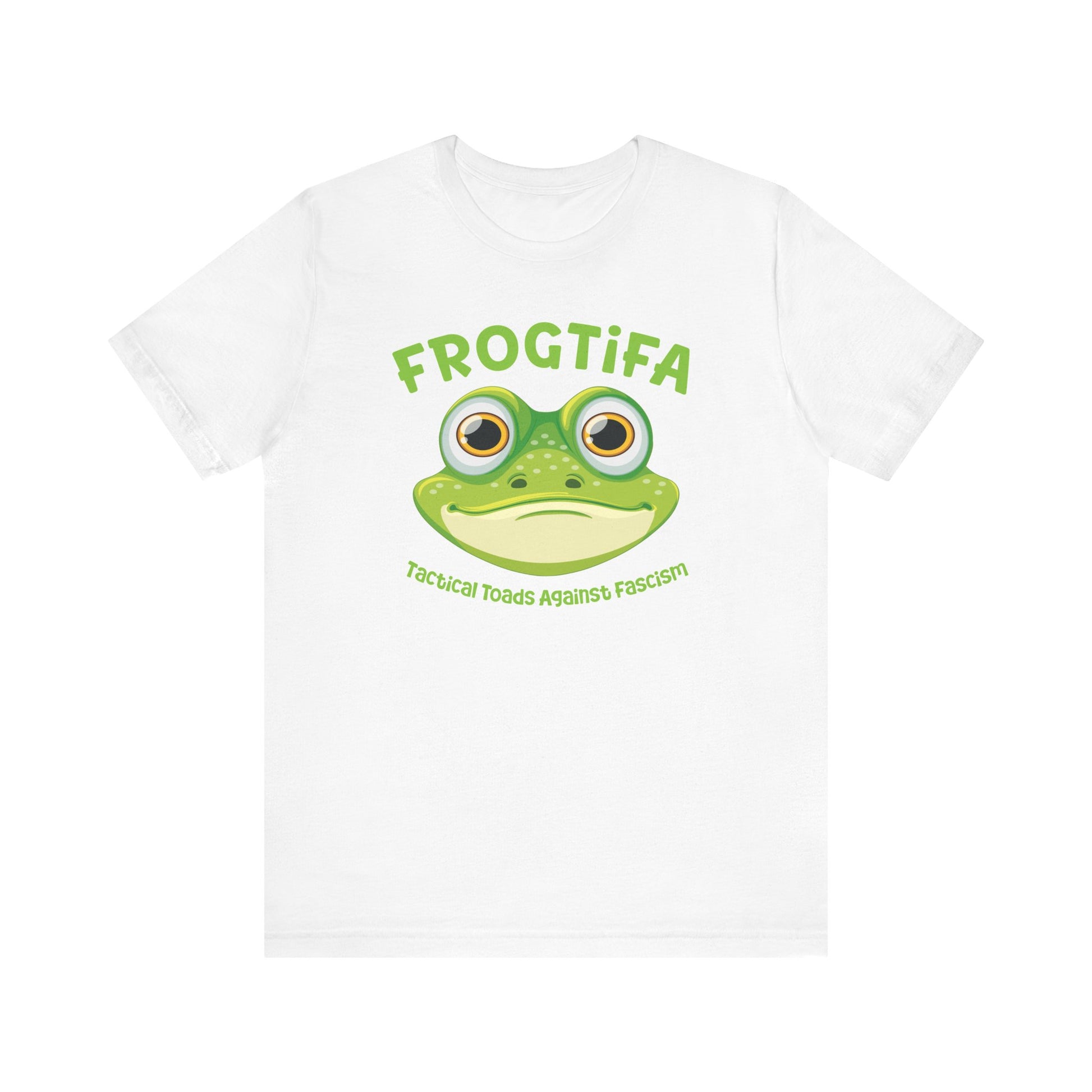 FROGTIFA Tactical Toads Against Fascism t-shirt protest mens womens | Speak Out Shirts