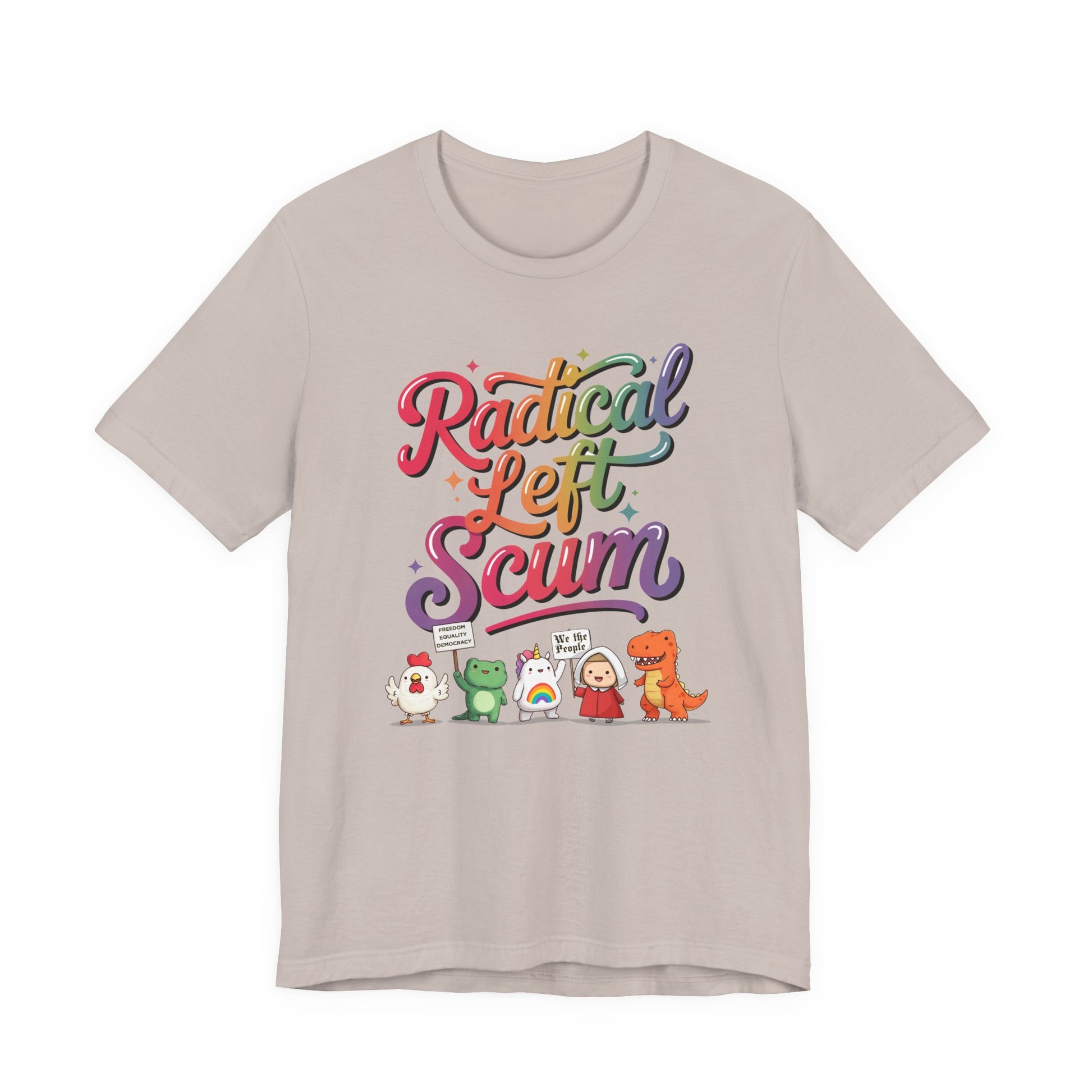 Radical Left Scum Protest Icons Short Sleeve t-shirt protest mens womens | Speak Out Shirts