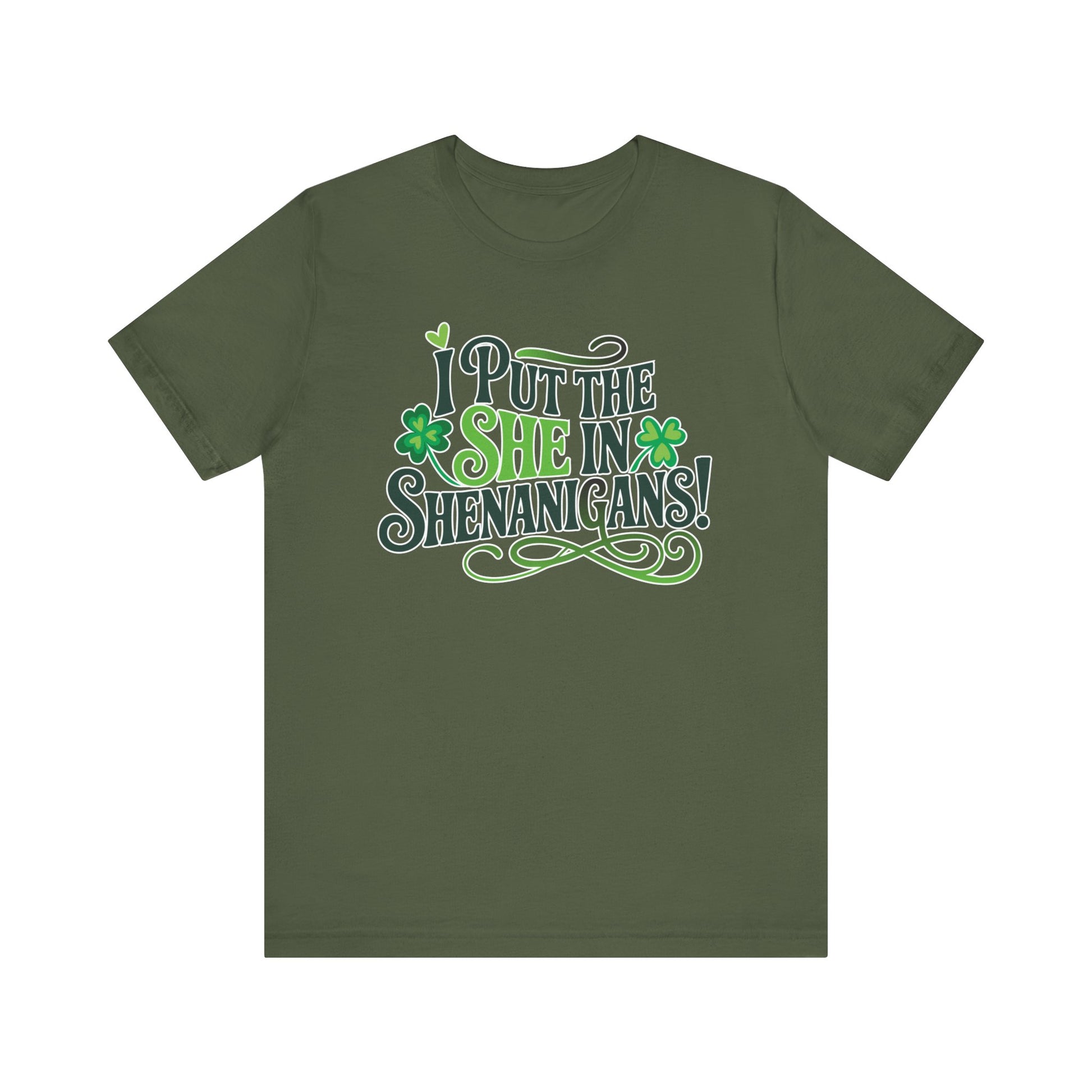 I Put the SHE in Shenanigans St. Patrick's Day Unisex Tee