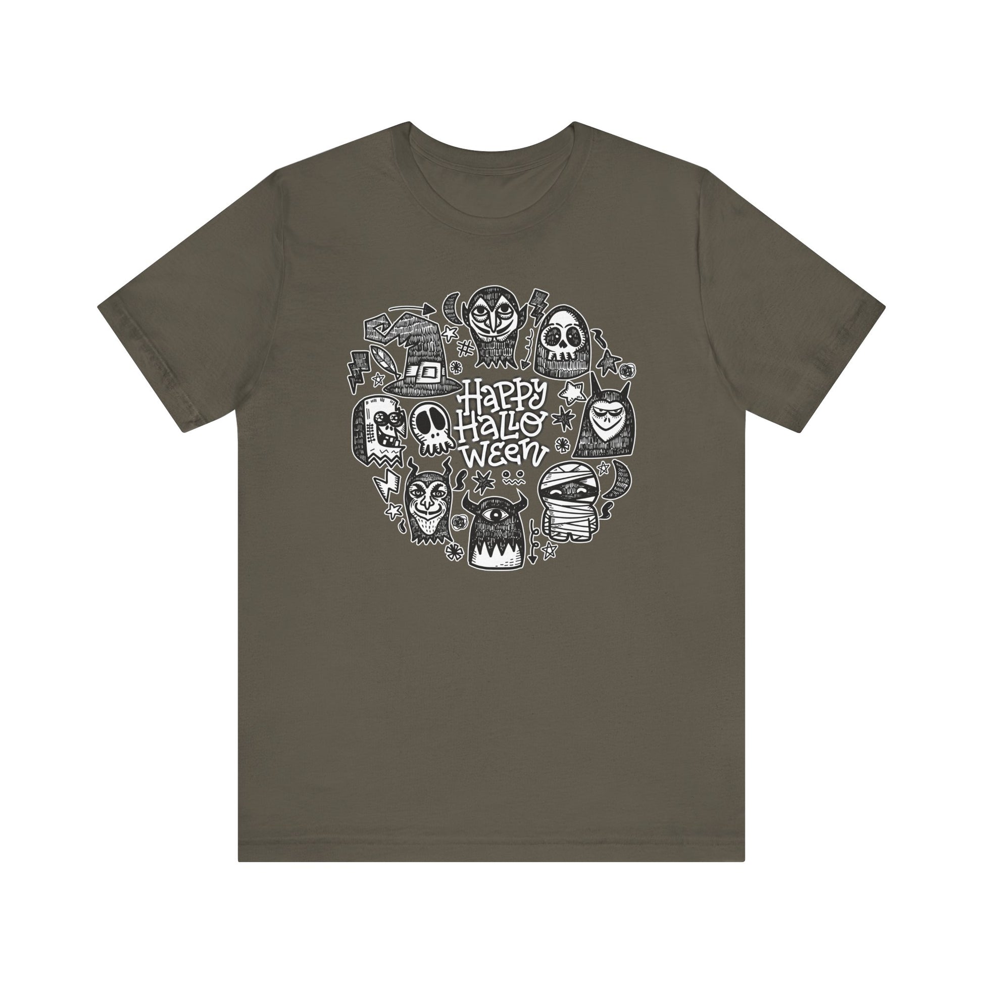 Sketchy Monster Halloween Crew t-shirt protest mens womens | Speak Out Shirts