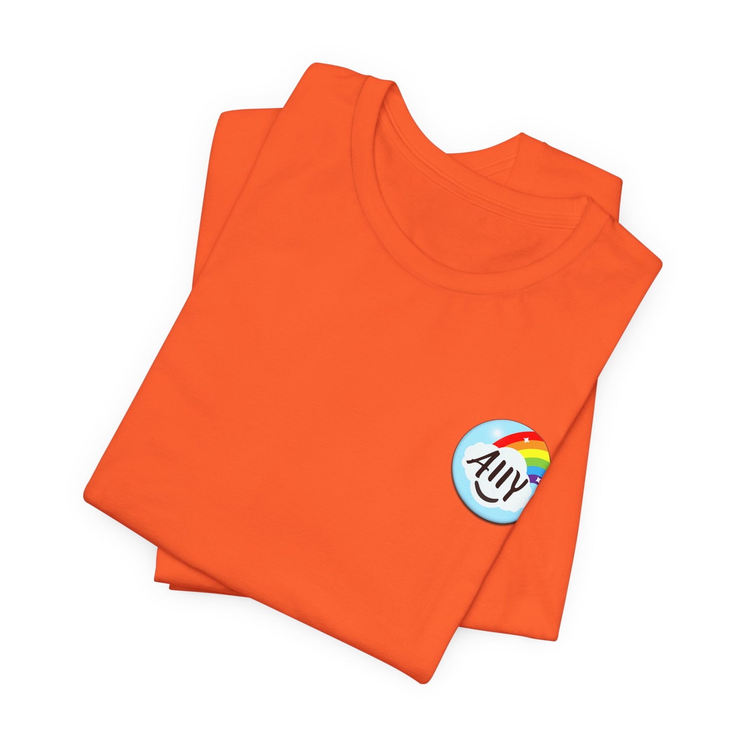 Ally Rainbow Heart Tee - LGBTQ+ Pride Support T-Shirt