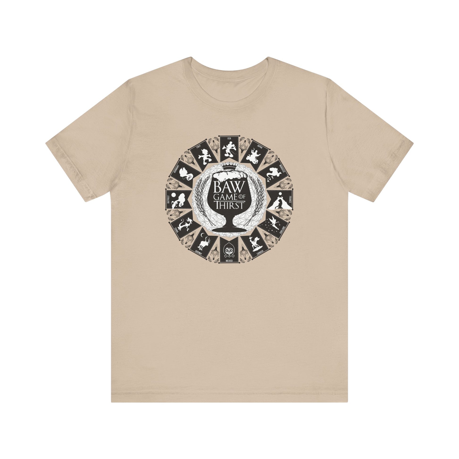 Game of Thirst Epcot Group Drinking t-shirt mens womens ladies | Speak Out Shirts