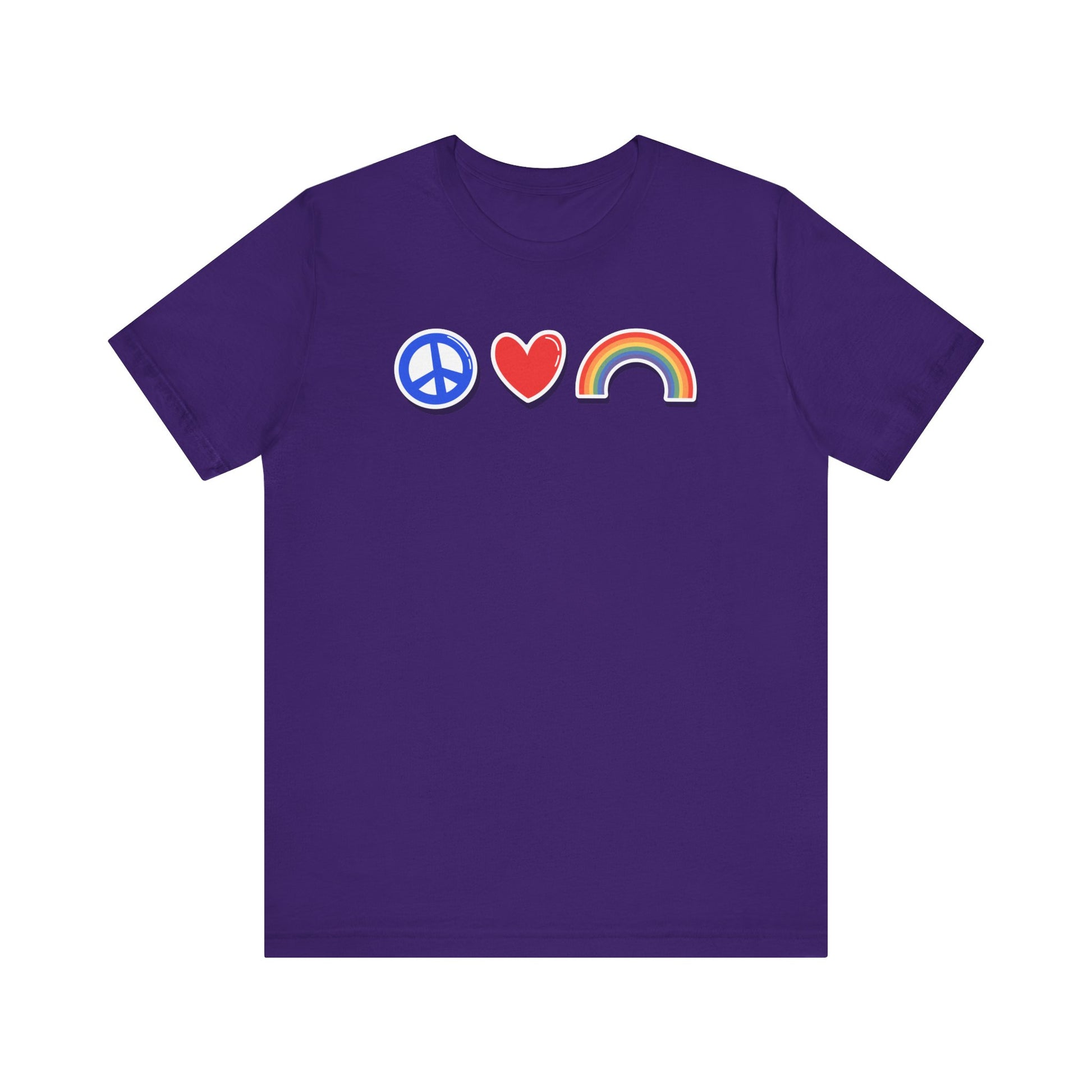 Peace, Love & Pride Tee - LGBTQ+ Pride Shirt