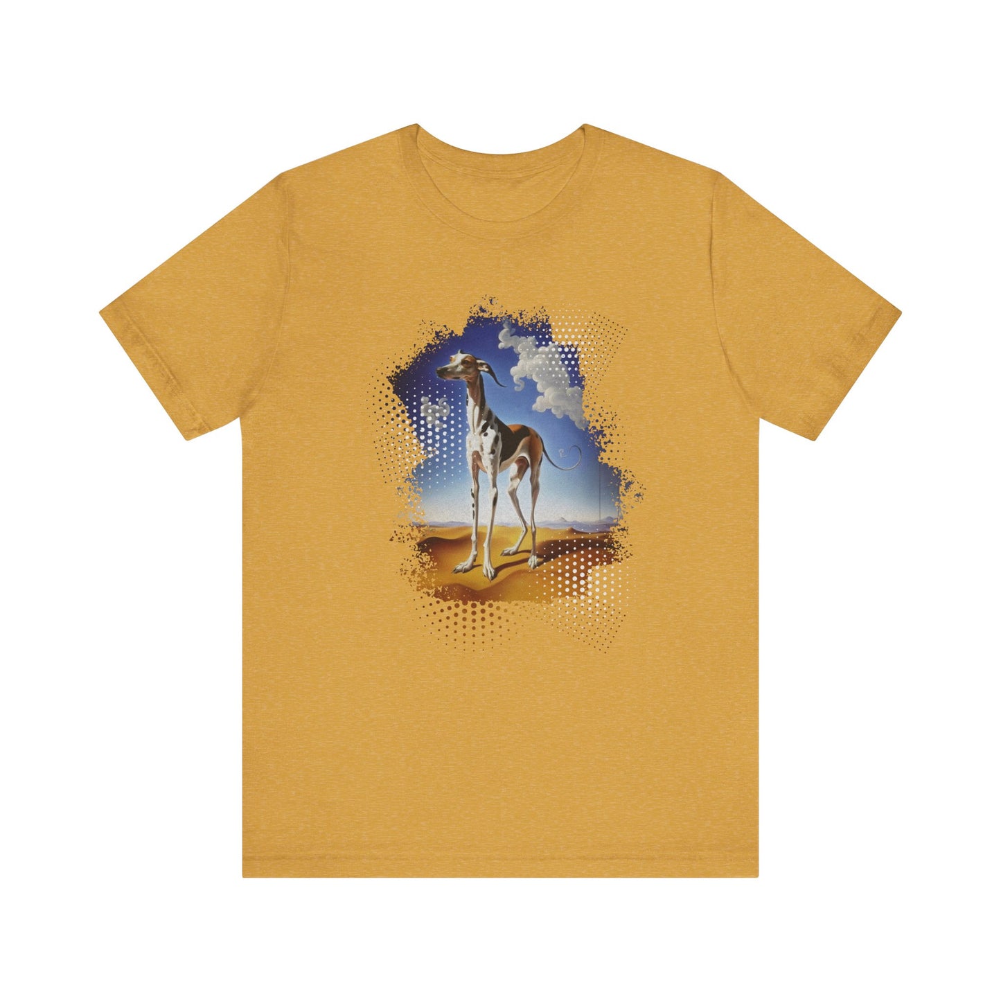 Greyhound Dreams - Dali Inspired Greyhound Unisex Tee