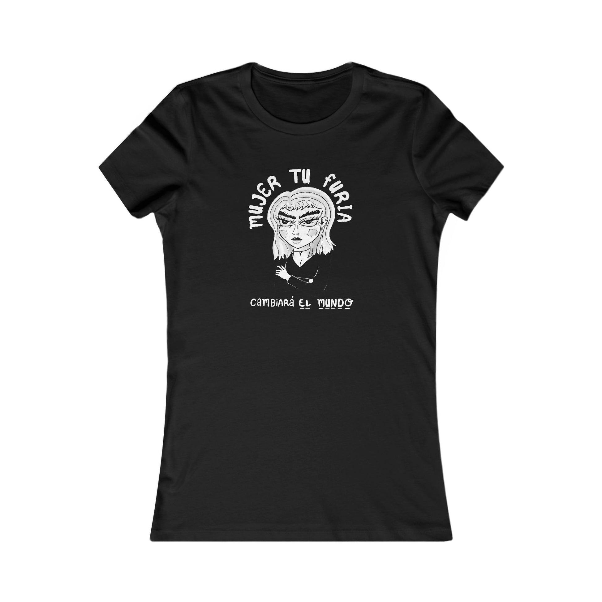 Mujer Tu Furia Cambiará el Mundo Tee - Spanish Feminist