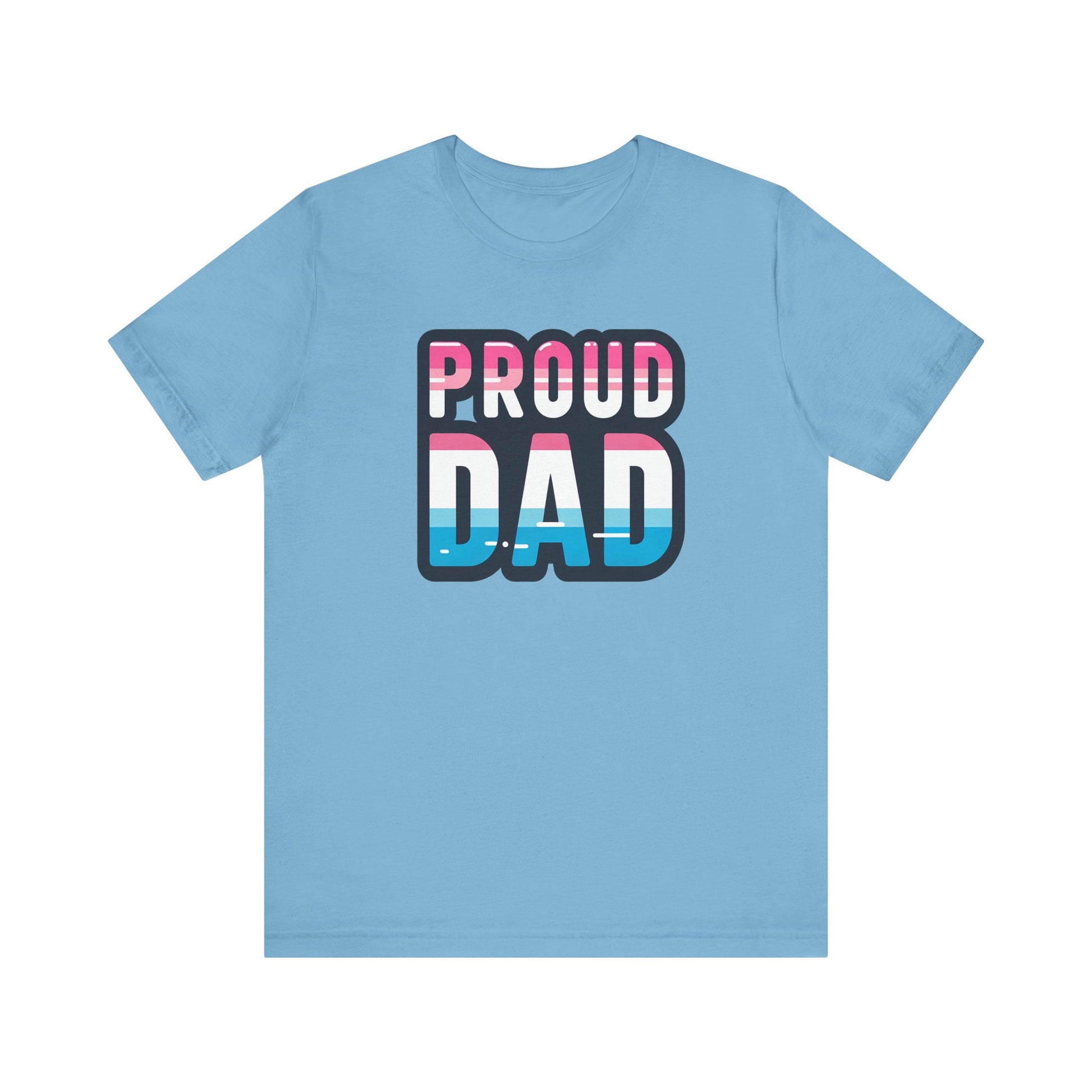 Proud Trans Dad Unisex Tee - LGBTQ+ Pride Shirt