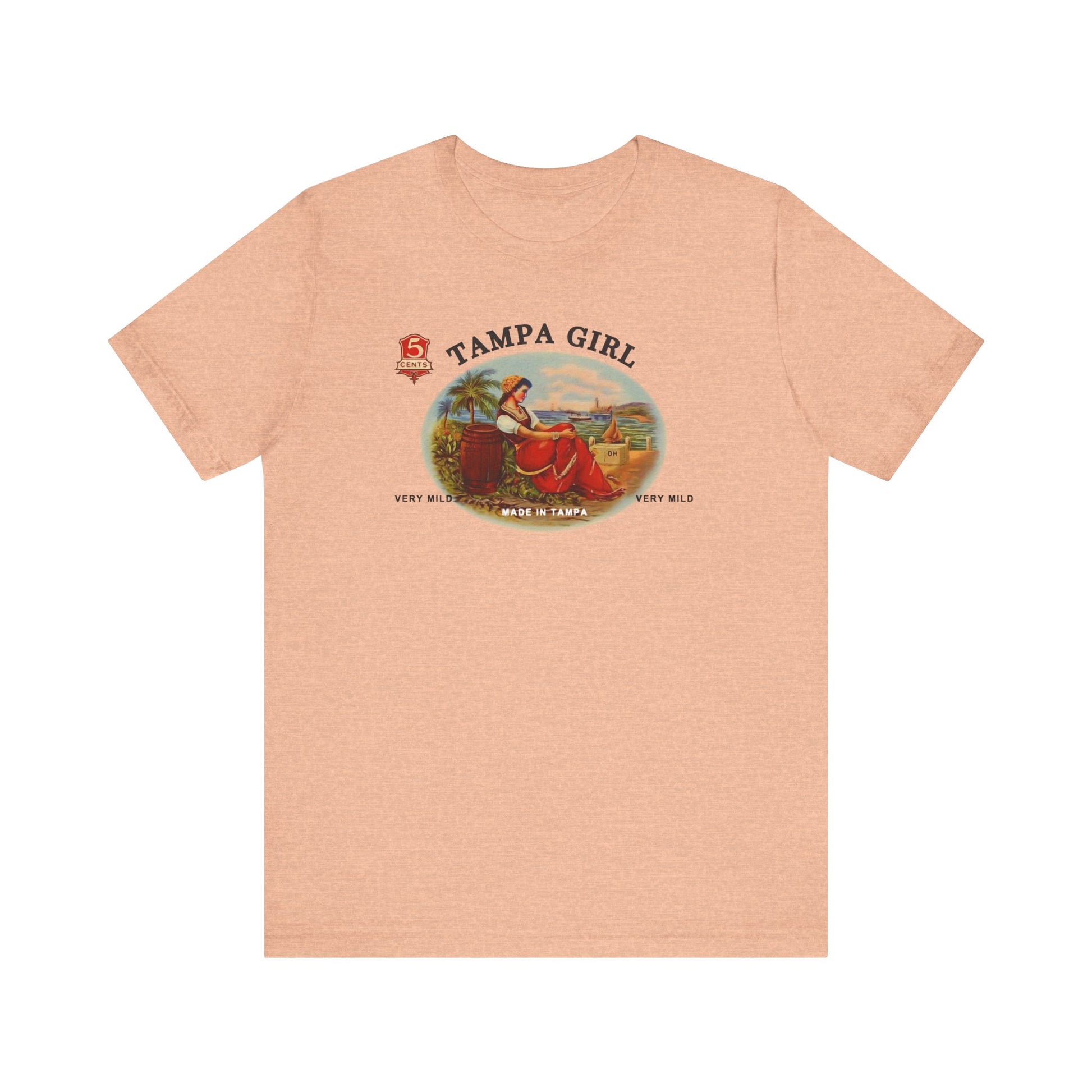Tampa Girl Cigar Box Art t-shirt mens womens ladies | Speak Out Shirts