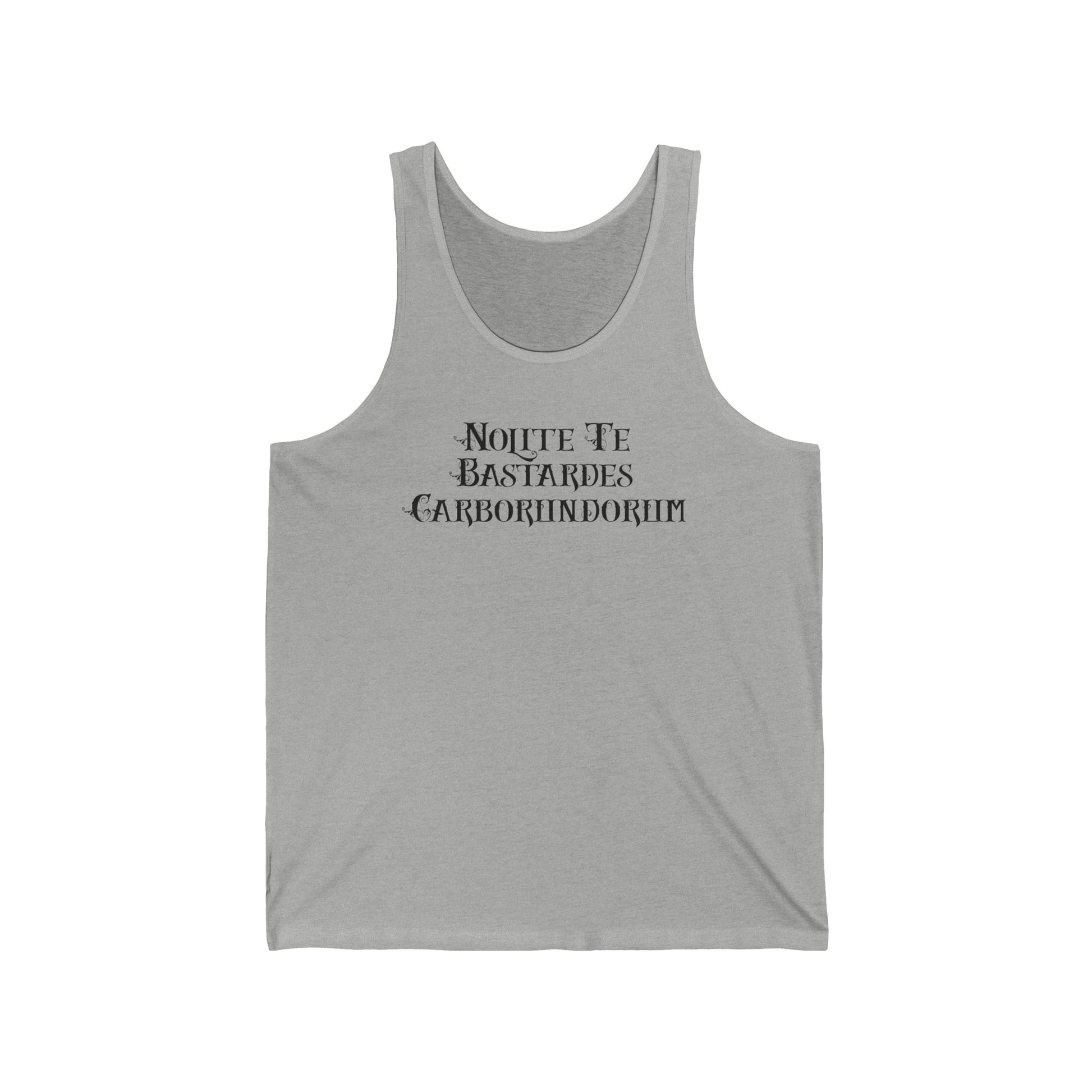 Nolite Te Bastardes Carborundorum Jersey Tank t-shirt protest mens womens | Speak Out Shirts